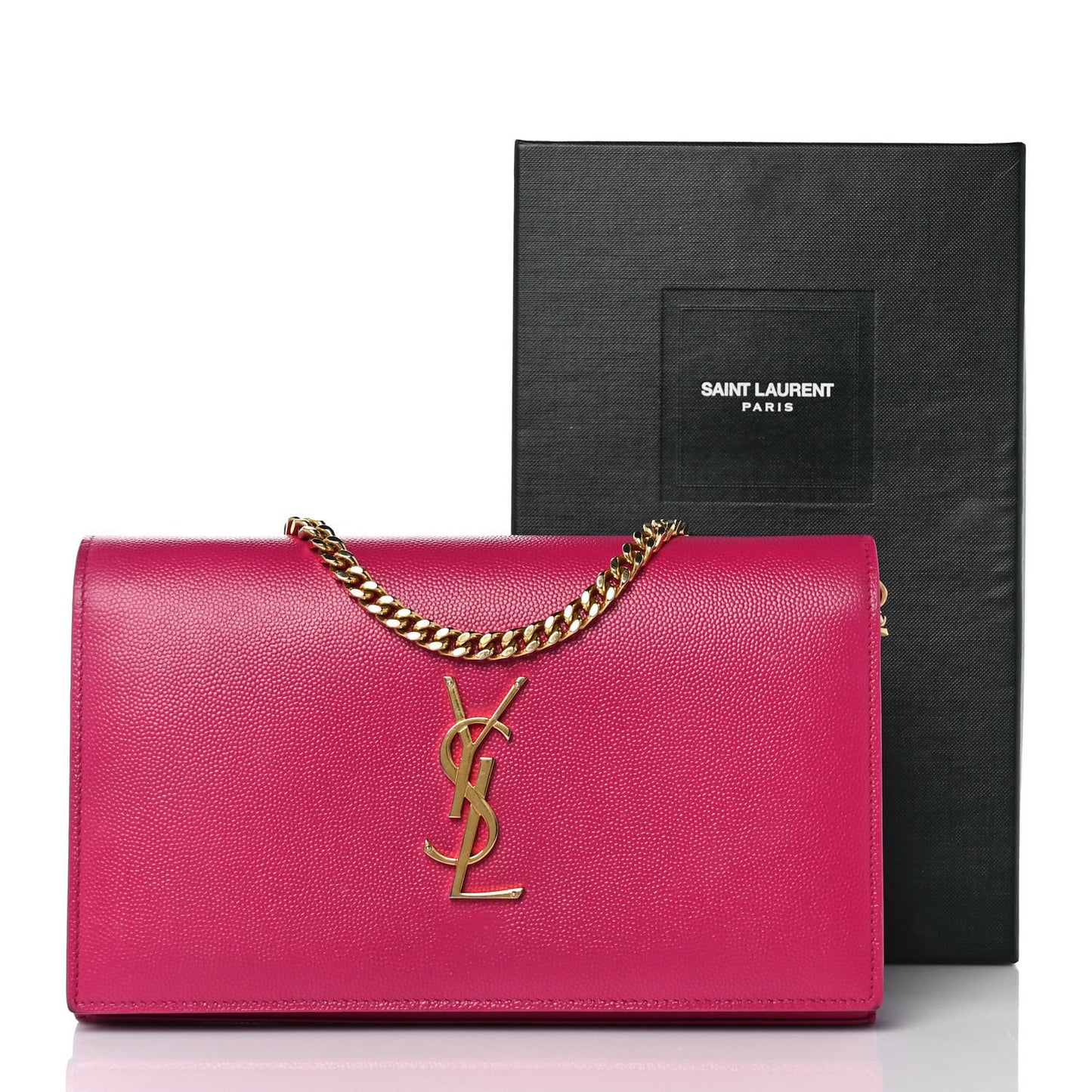 Grain De Poudre Monogram Chain Wallet Bubblegum