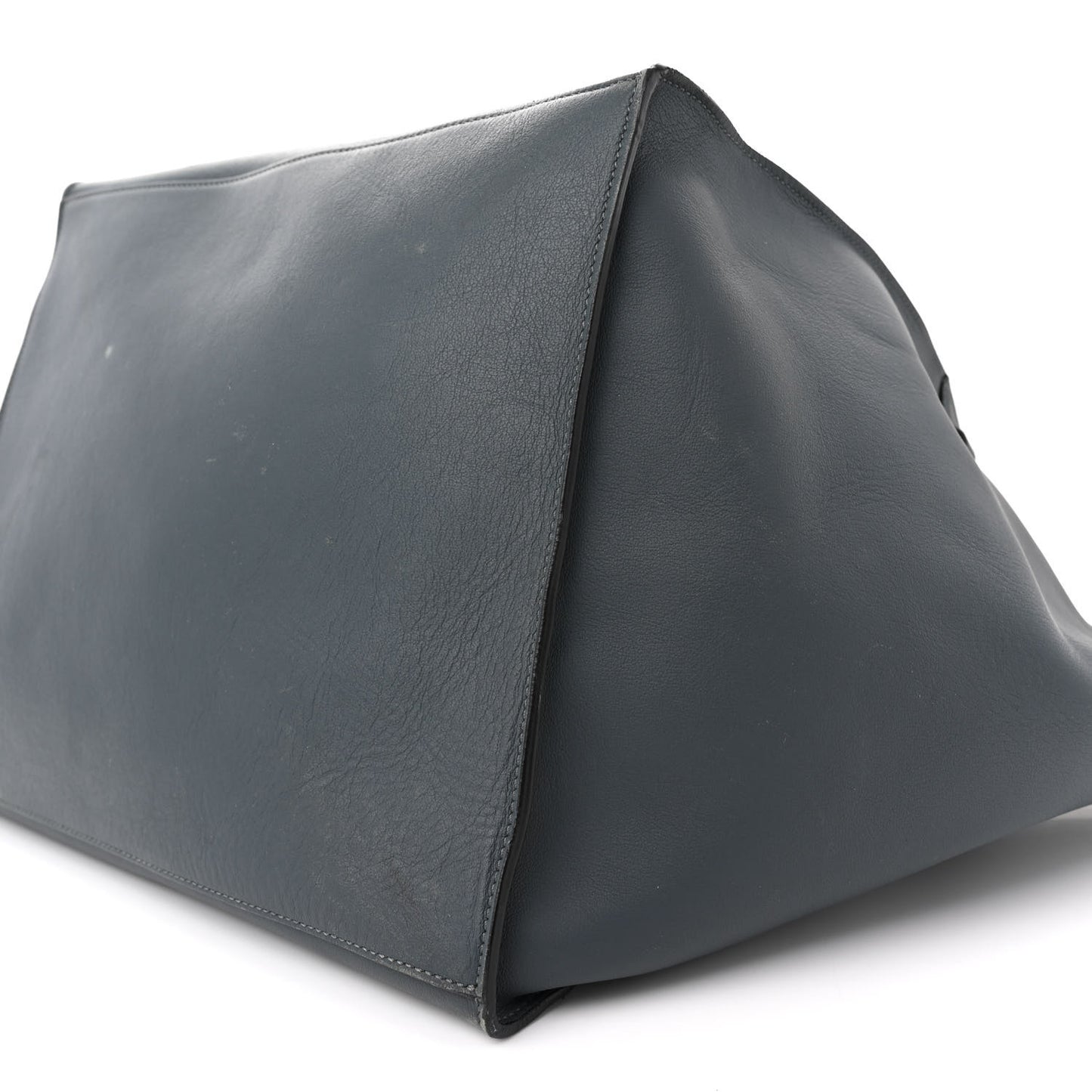 Supple Grained Calfskin Medium Big Bag Slate