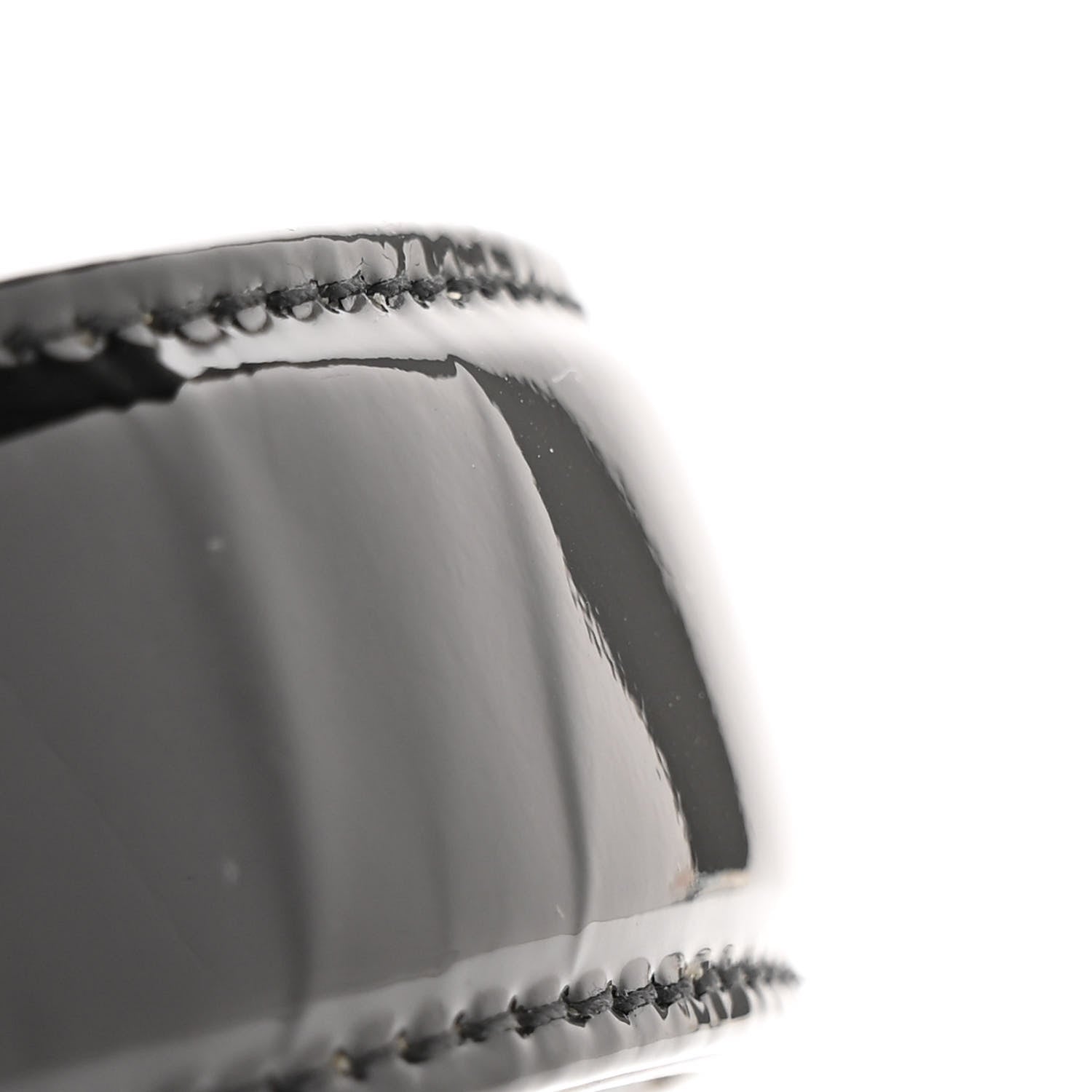 Saint Laurent Patent Calfskin Matelasse Monogram Medium Vicky Chain Bag Black 12 of 14