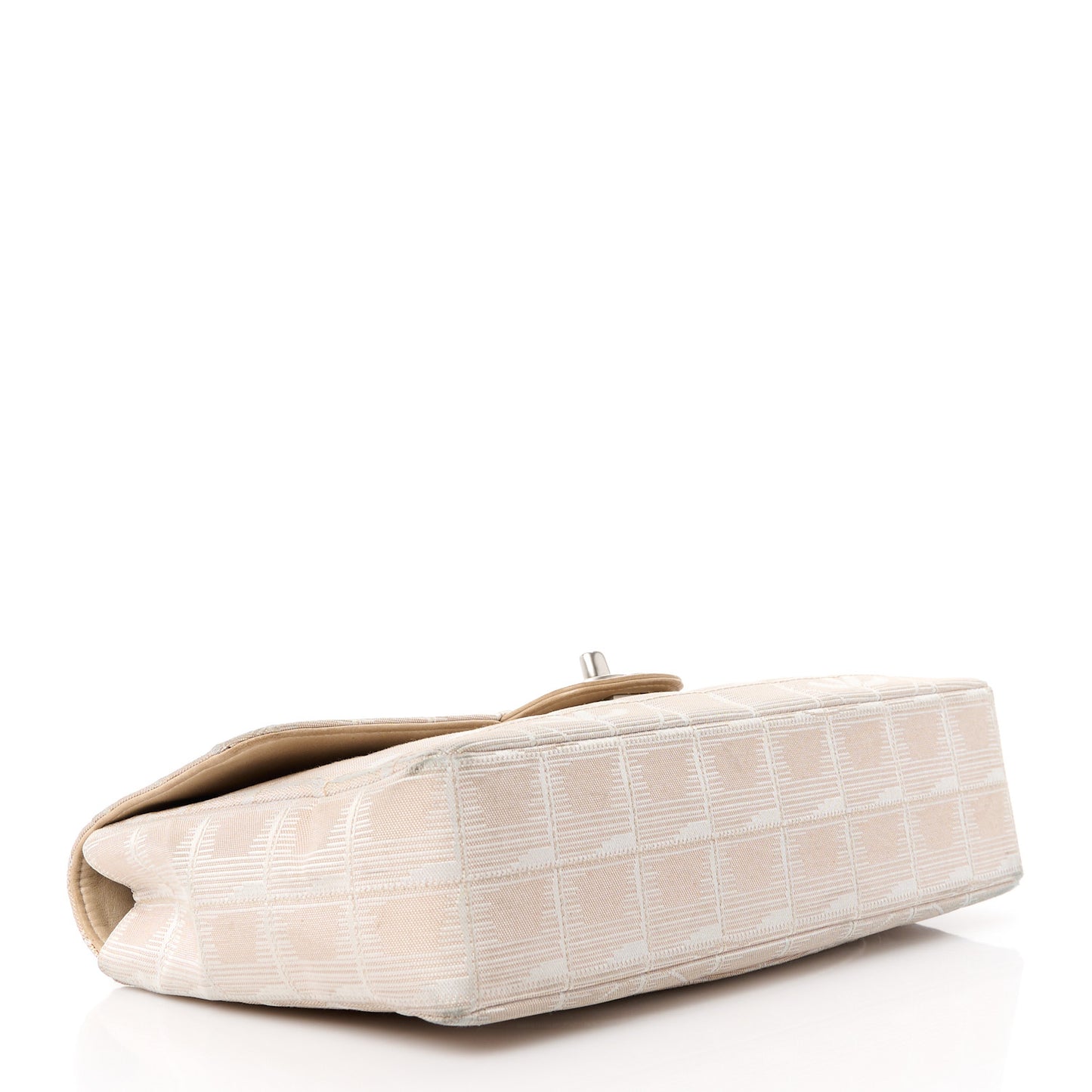 Nylon Medium Travel Flap Light Beige