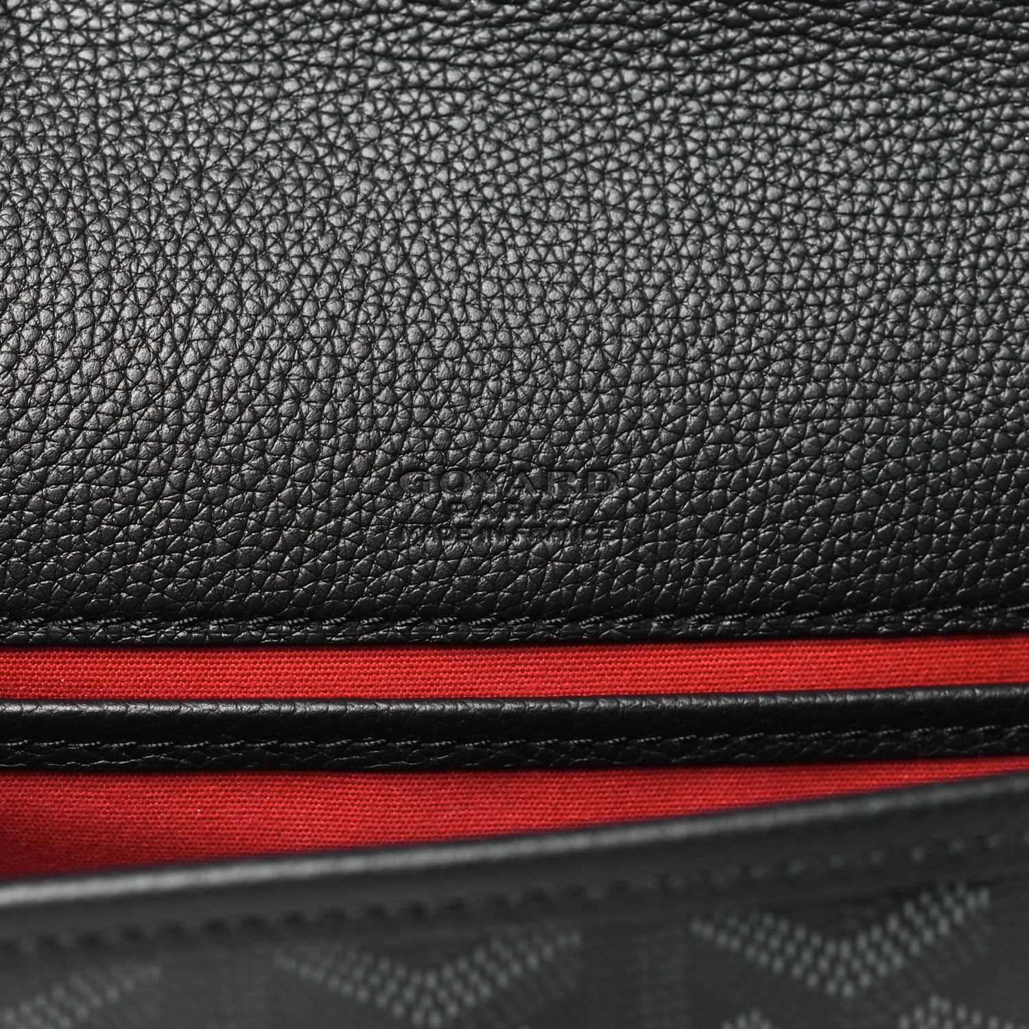 Goyard Goyardine Belvedere III PM Messenger Bag Jet Black 6 of 9