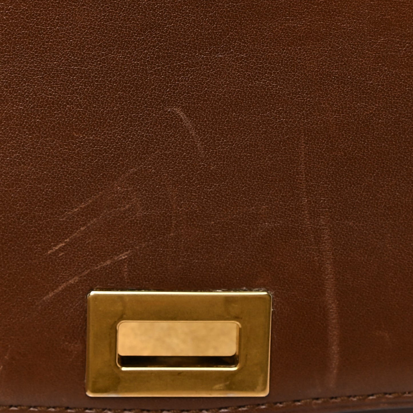 Box Calfskin Medium Classic Box Flap Bag Havana