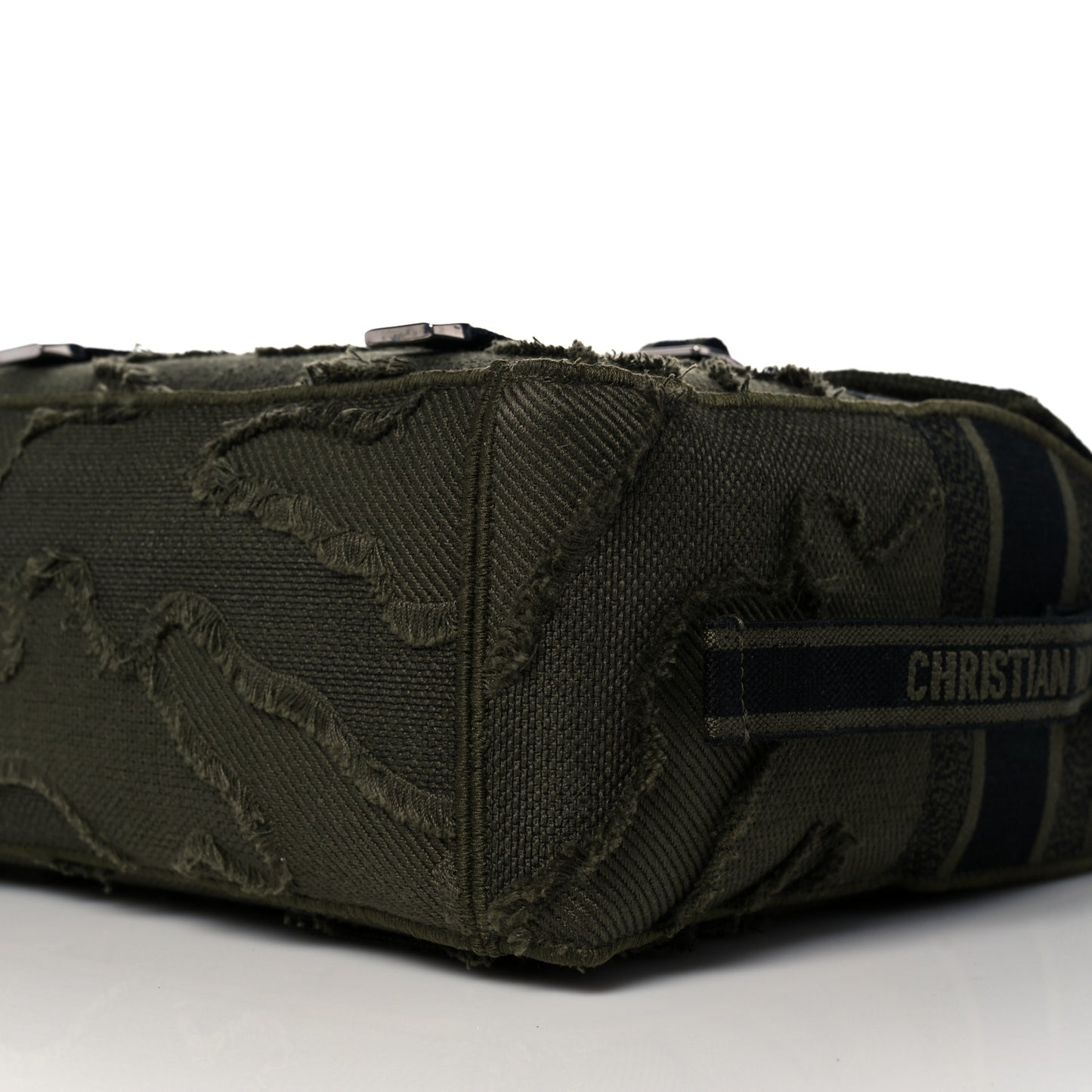 Canvas Embroidered Camouflage Diorcamp Messenger Green