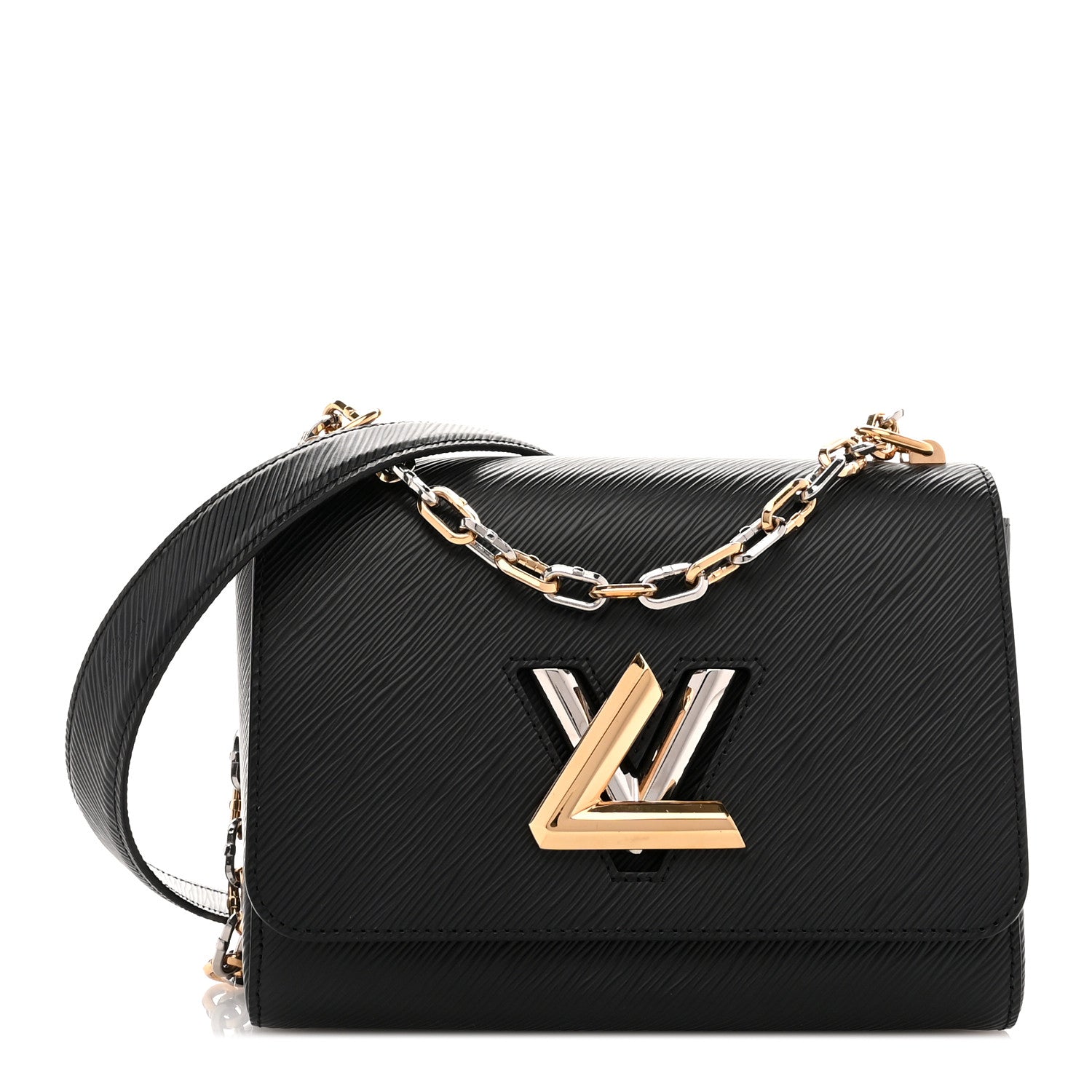 Louis Vuitton Epi Twist Shoulder Bag MM Black 1619204 – FASHIONPHILE