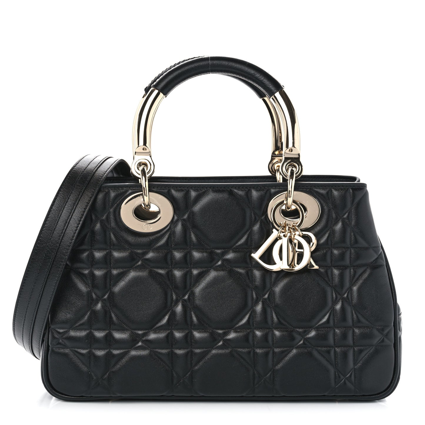 Calfskin Cannage Medium The Lady 95.22 Black