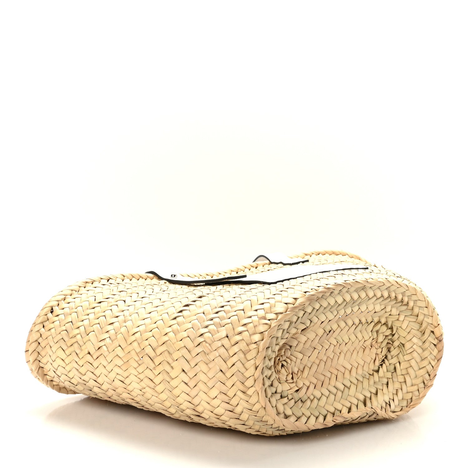 Loewe Raffia Small Basket Tote Bag Natural White 4 of 8