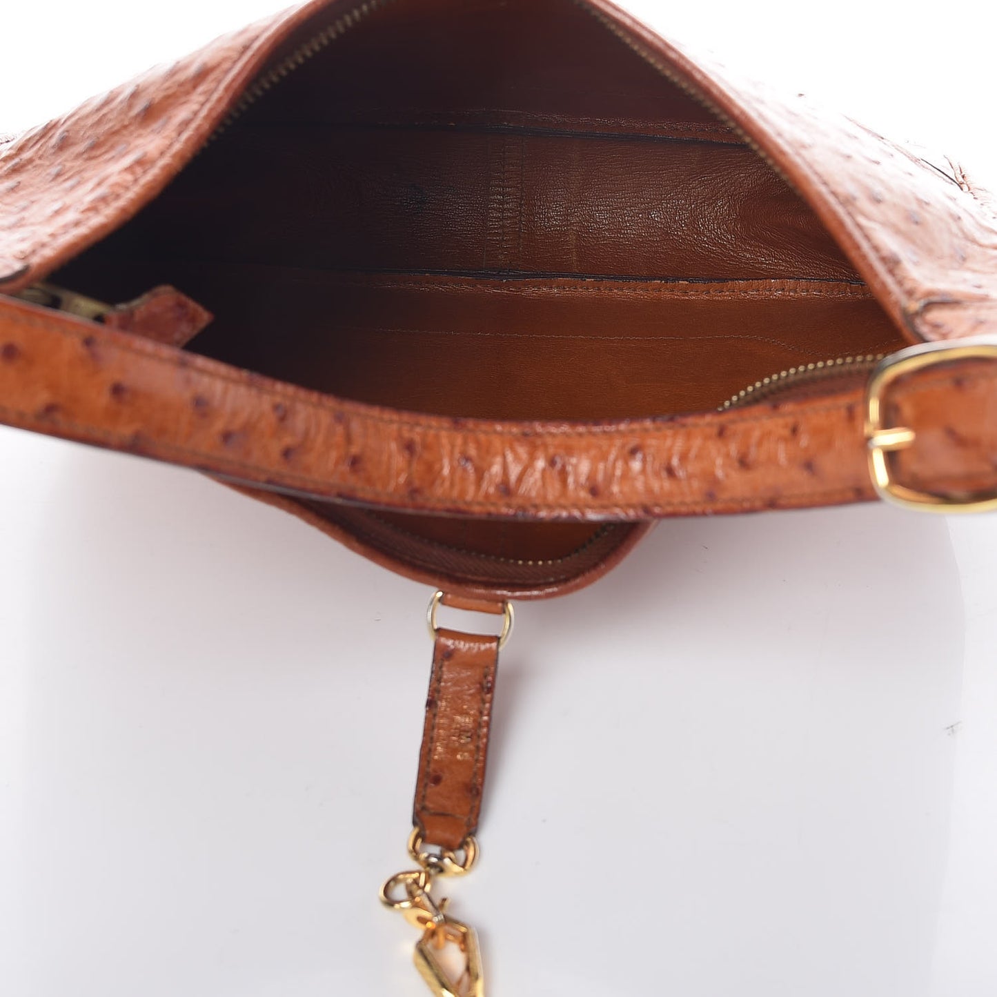 Ostrich Trim II 31 Cognac
