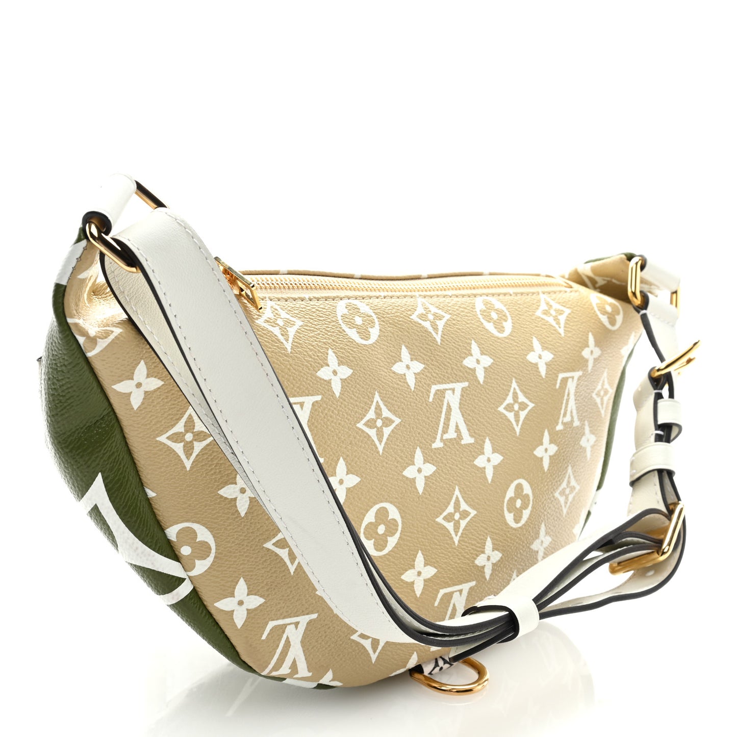 Monogram Giant Bumbag Kaki Beige