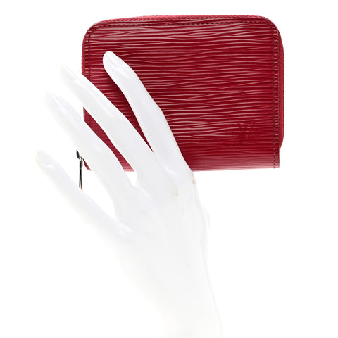 Epi Zippy Coin Purse Fuchsia