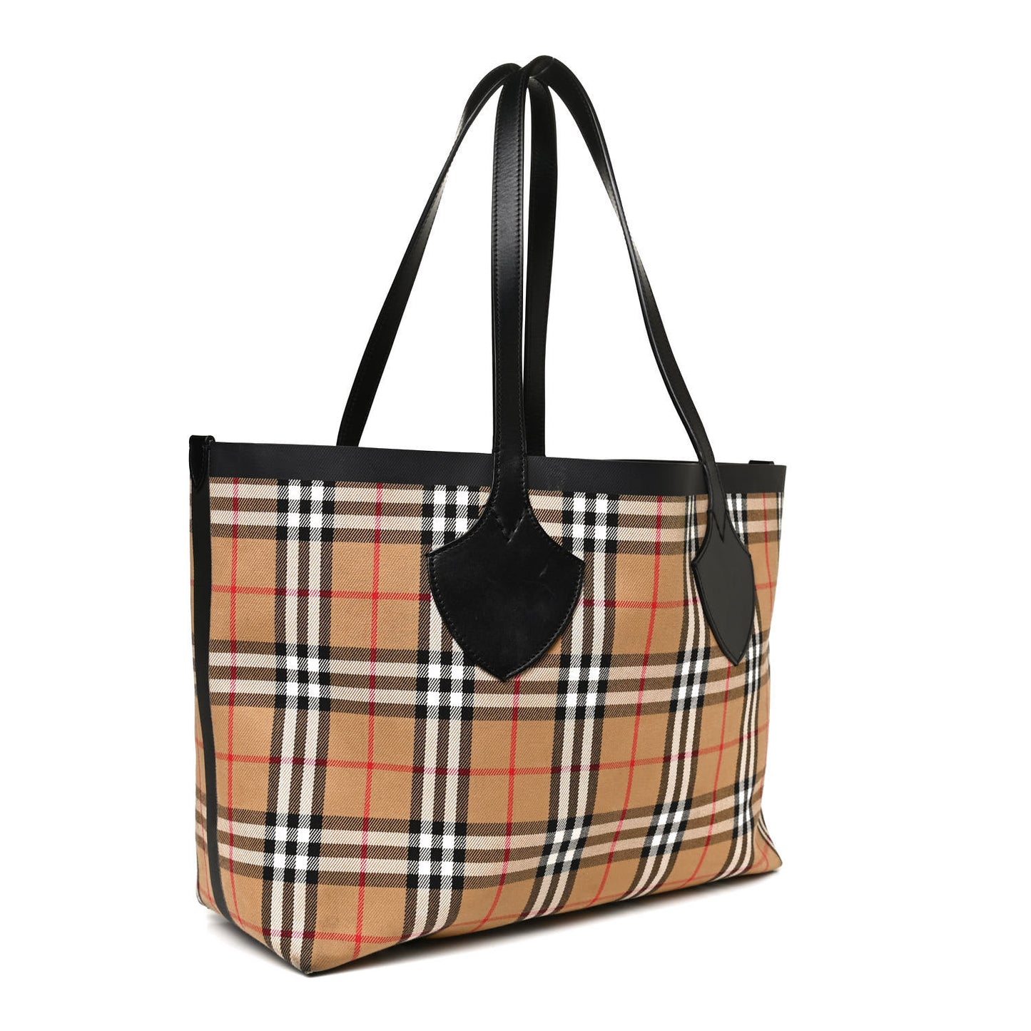 Vintage Check Medium The Giant Reversible Tote Antique Yellow Bright Red