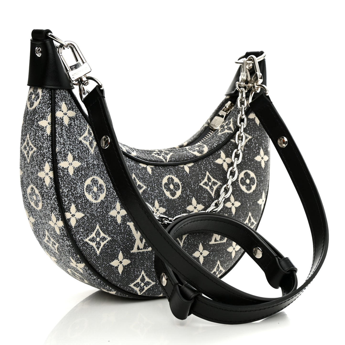 Monogram Jacquard Denim Loop Black