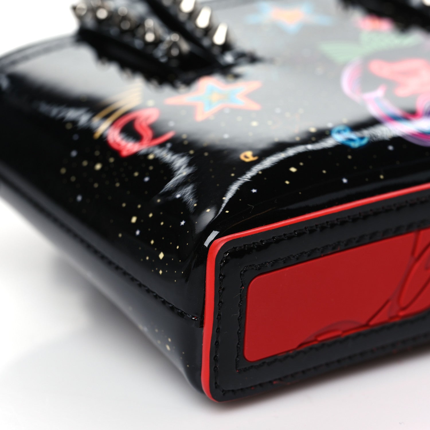 Christian Louboutin Patent Calfskin Mini Starlight Cabata Tote Multicolor 9 of 10