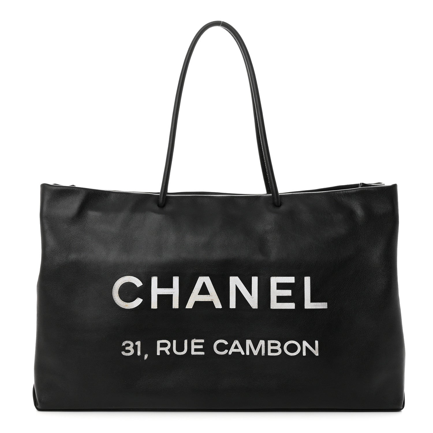 CHANEL 31 RUE CAMBON トートバッグ ブラック Chanel Calfskin Large Essential 31 Rue Cambon Tote Black 1426493