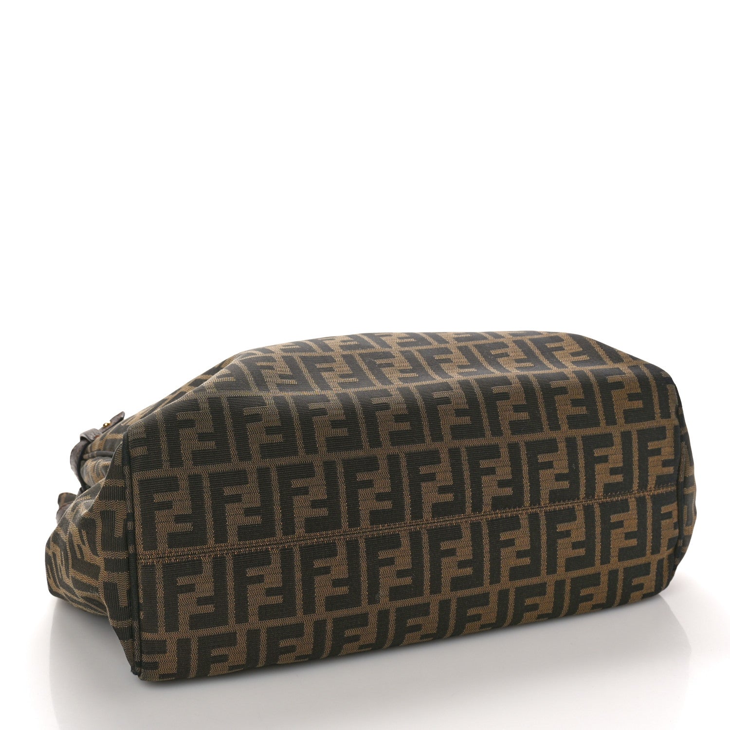 Fendi Zucca Vitello Artic Grande Tote Tobacco 4 of 14
