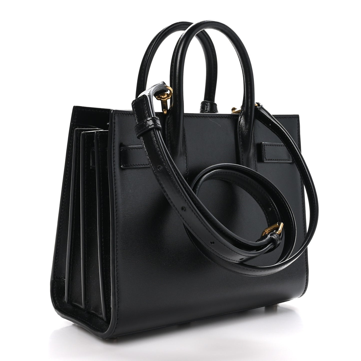 Calfskin Nano Sac De Jour Black