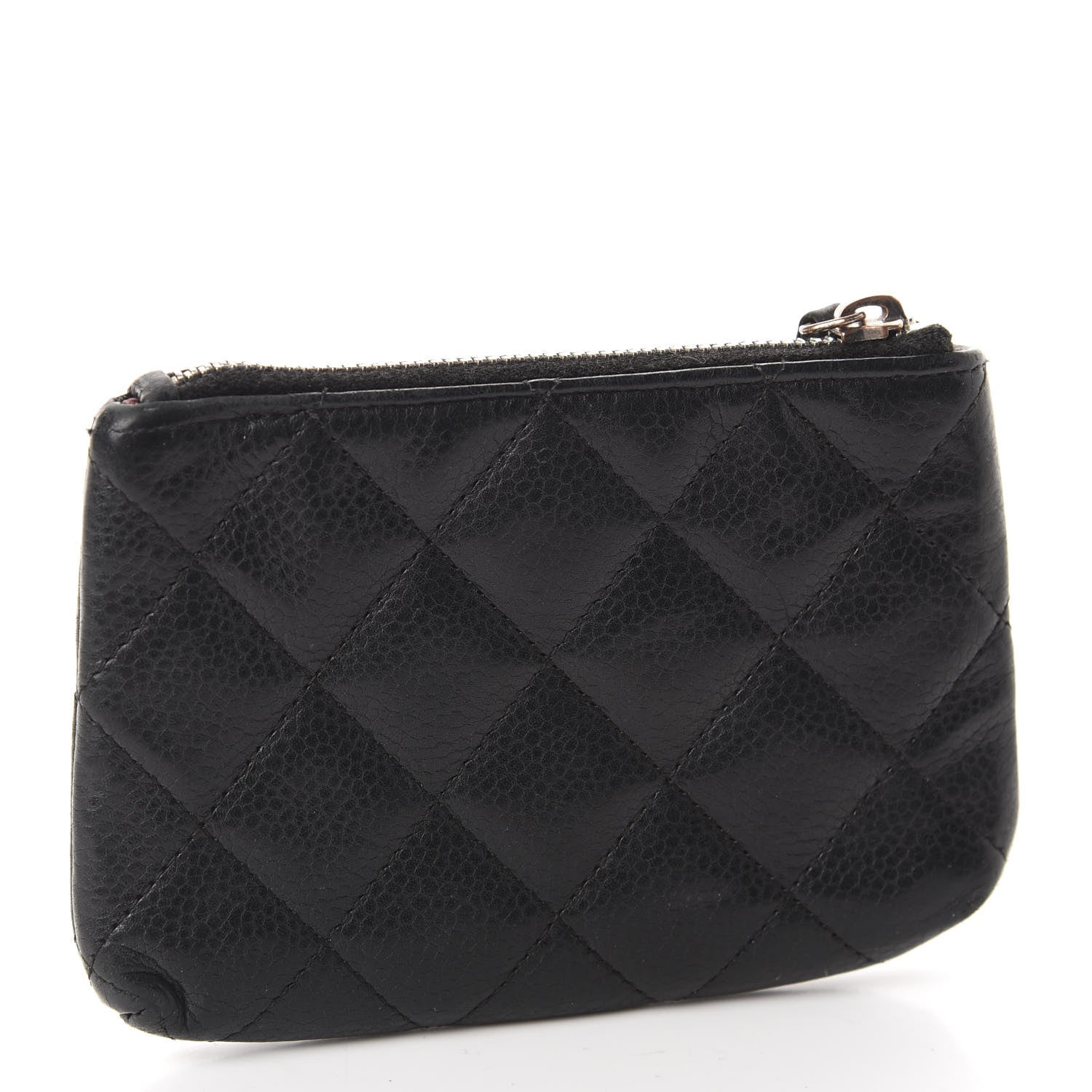 Chanel Caviar Quilted Key Holder Case Black 3 of 7