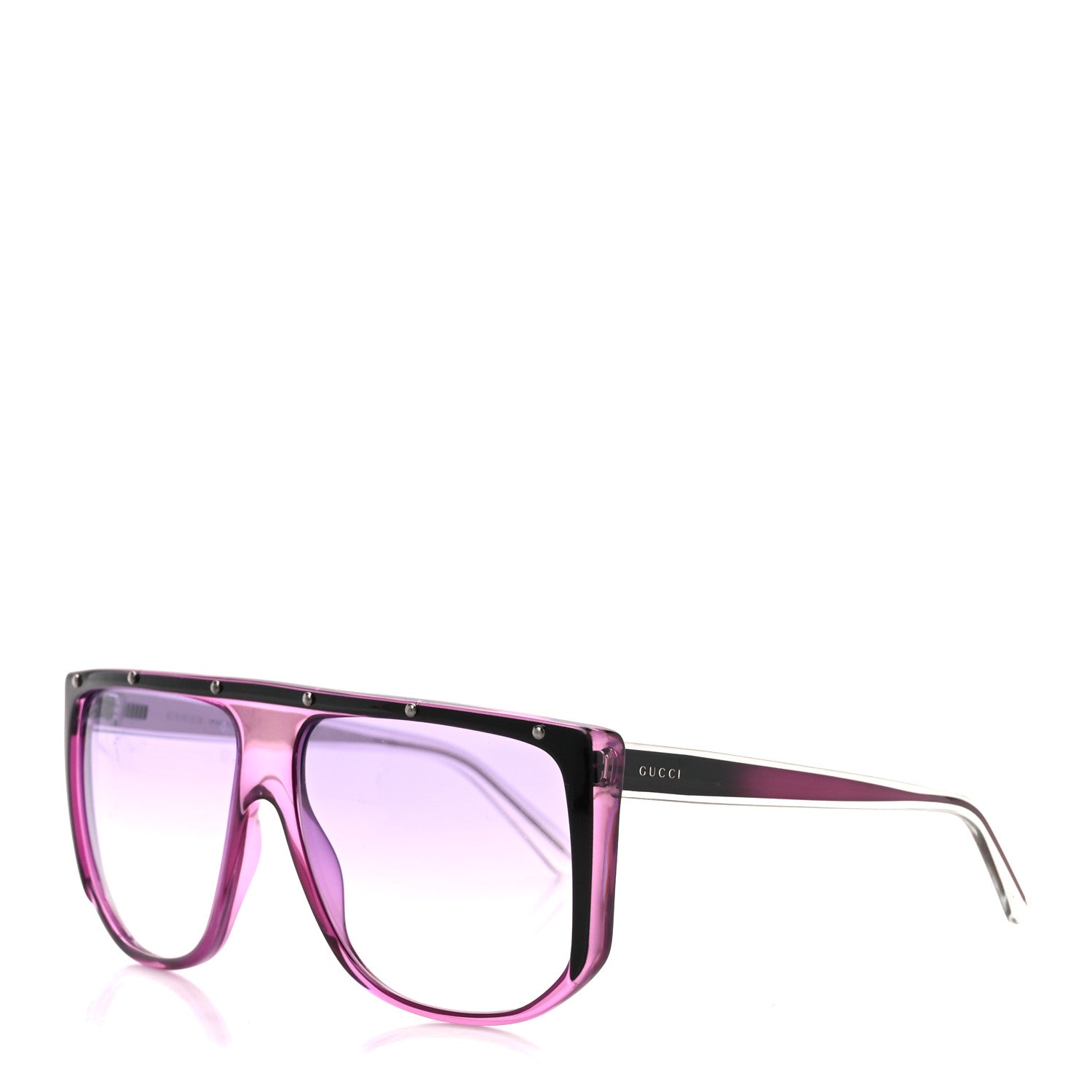 Gucci Studded Shield Sunglasses GG 3705/S Purple 1453825