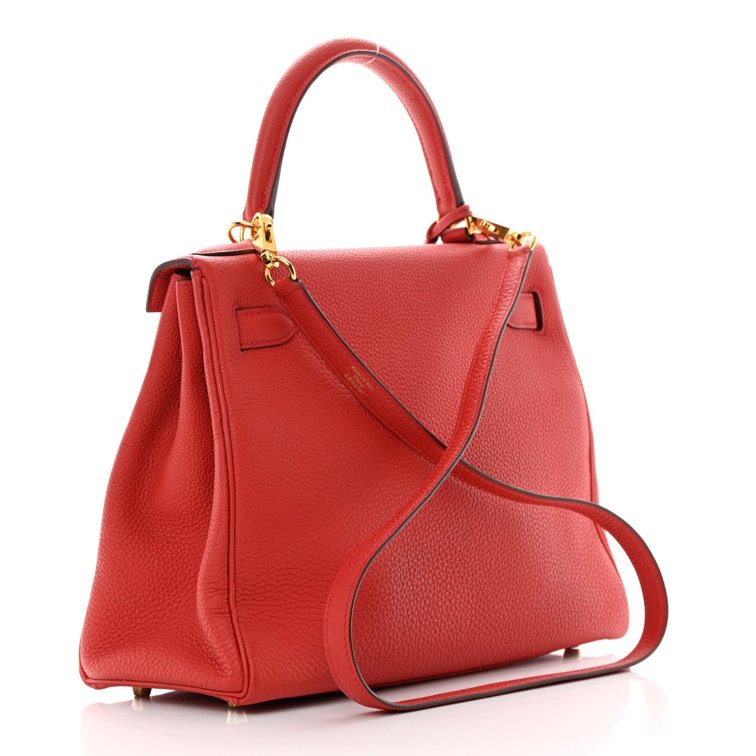 Hermes Togo Kelly Retourne 28 Rouge Casaque 3 of 14