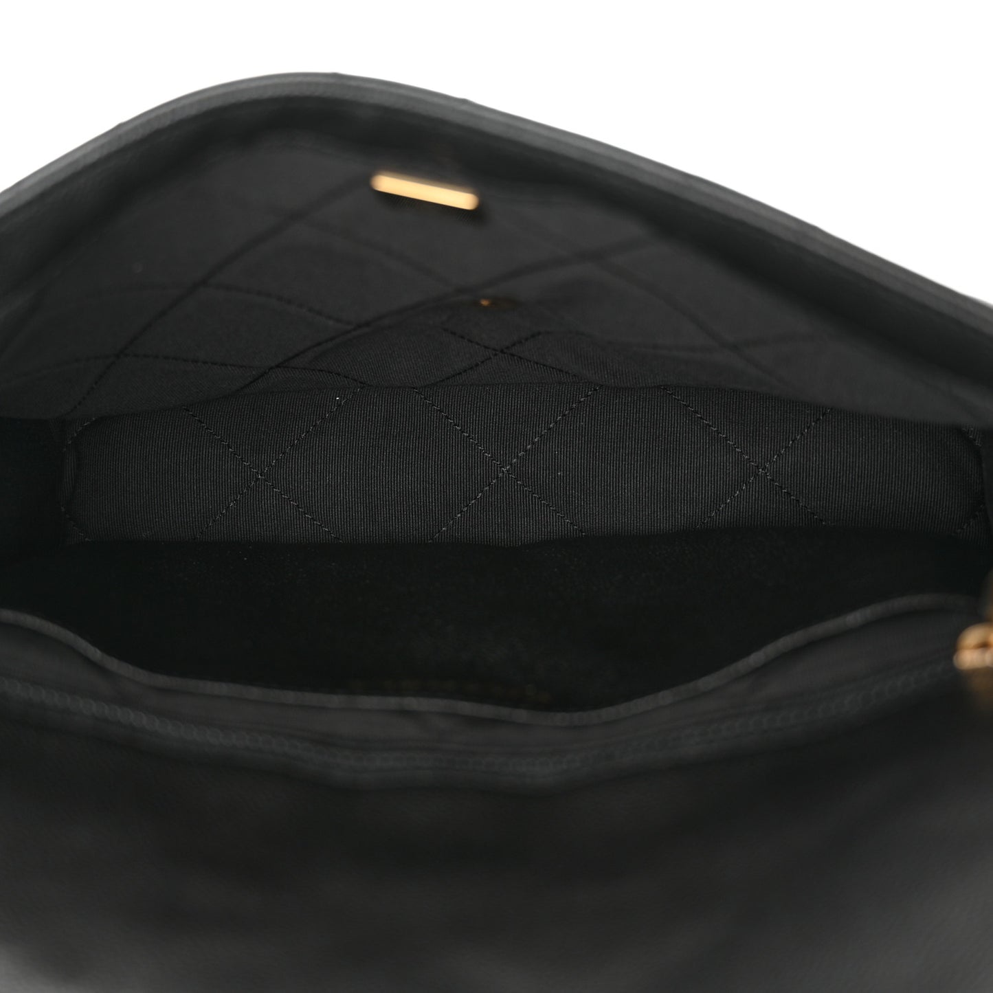Caviar Quilted CC Large Flap Black