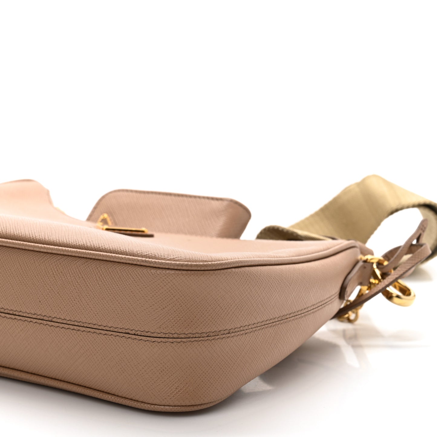 Saffiano Re-Edition 2005 Shoulder Bag Cammeo Beige