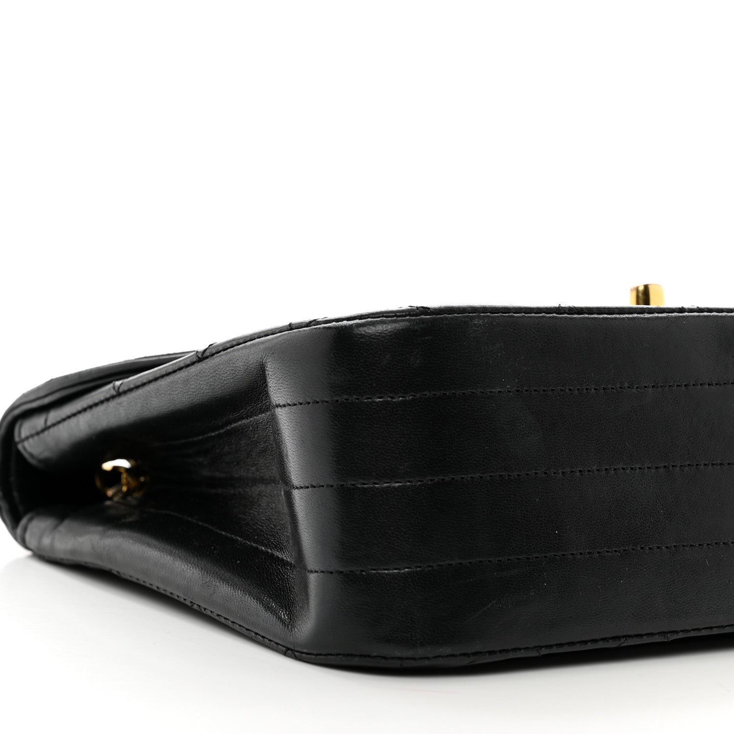 Chanel Lambskin Quilted Small Single Flap Black 9 of 12