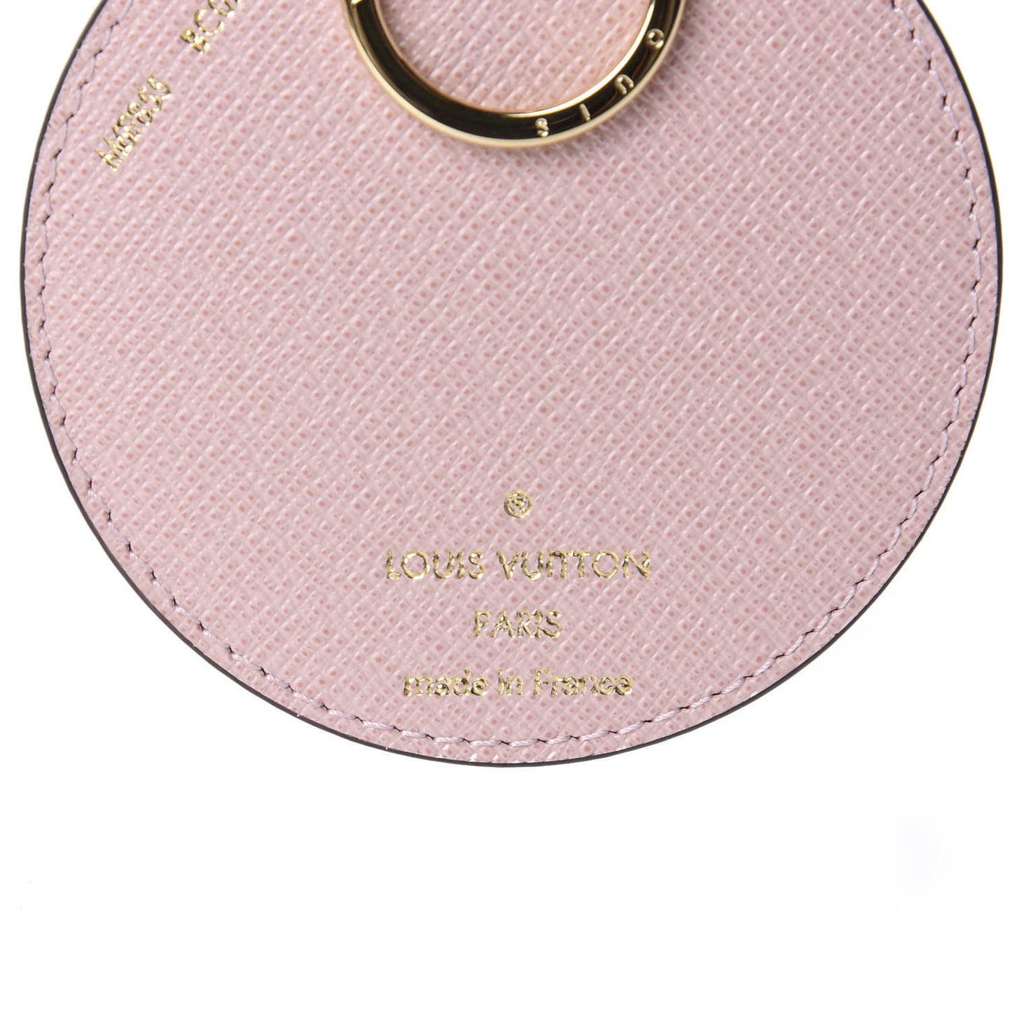 Monogram 2020 Christmas Animation Big Wheel Bag Charm Key Ring Rose Ballerine