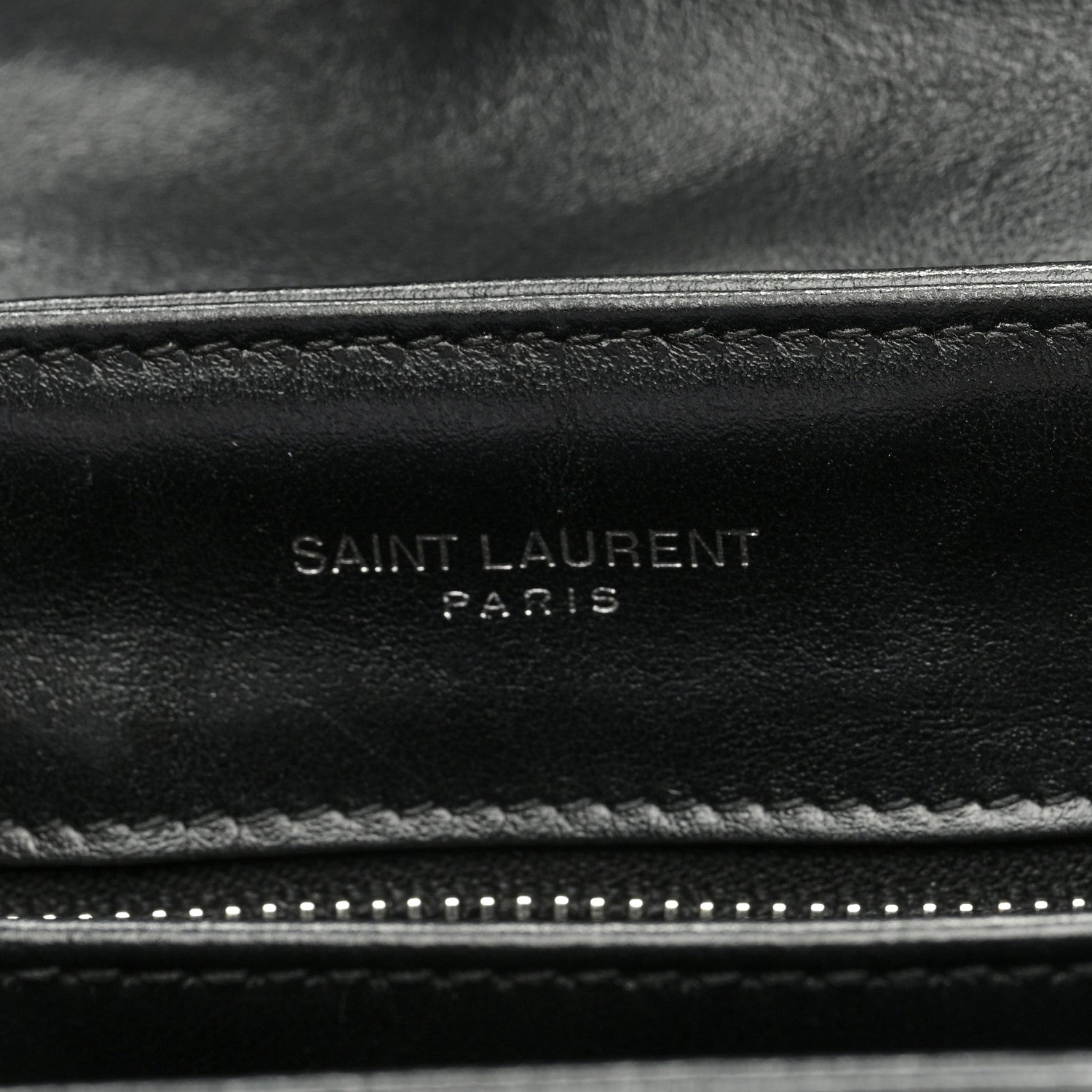 Saint Laurent SAINT LAURENT Calfskin Y Quilted Monogram Toy Loulou Crossbody Bag Black 6 of 11