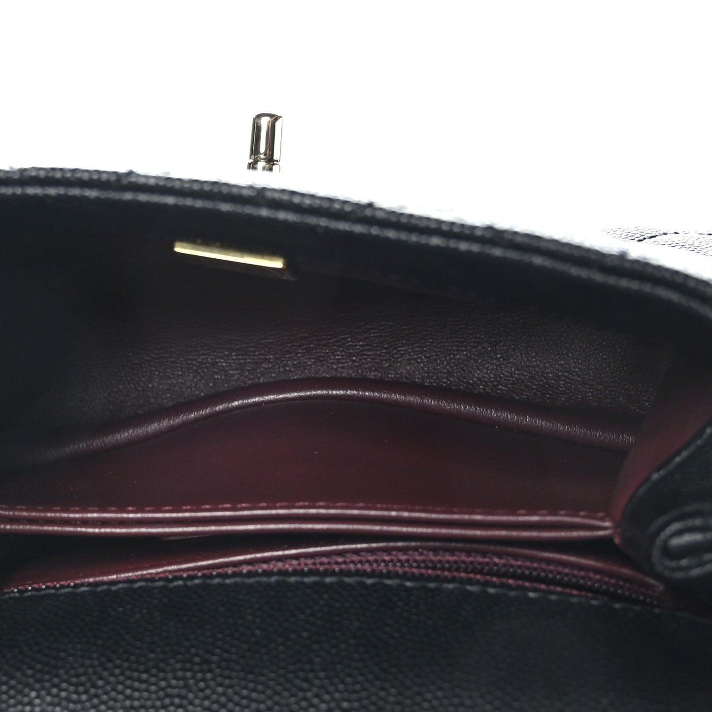 Caviar Quilted Extra Mini Coco Handle Flap Black