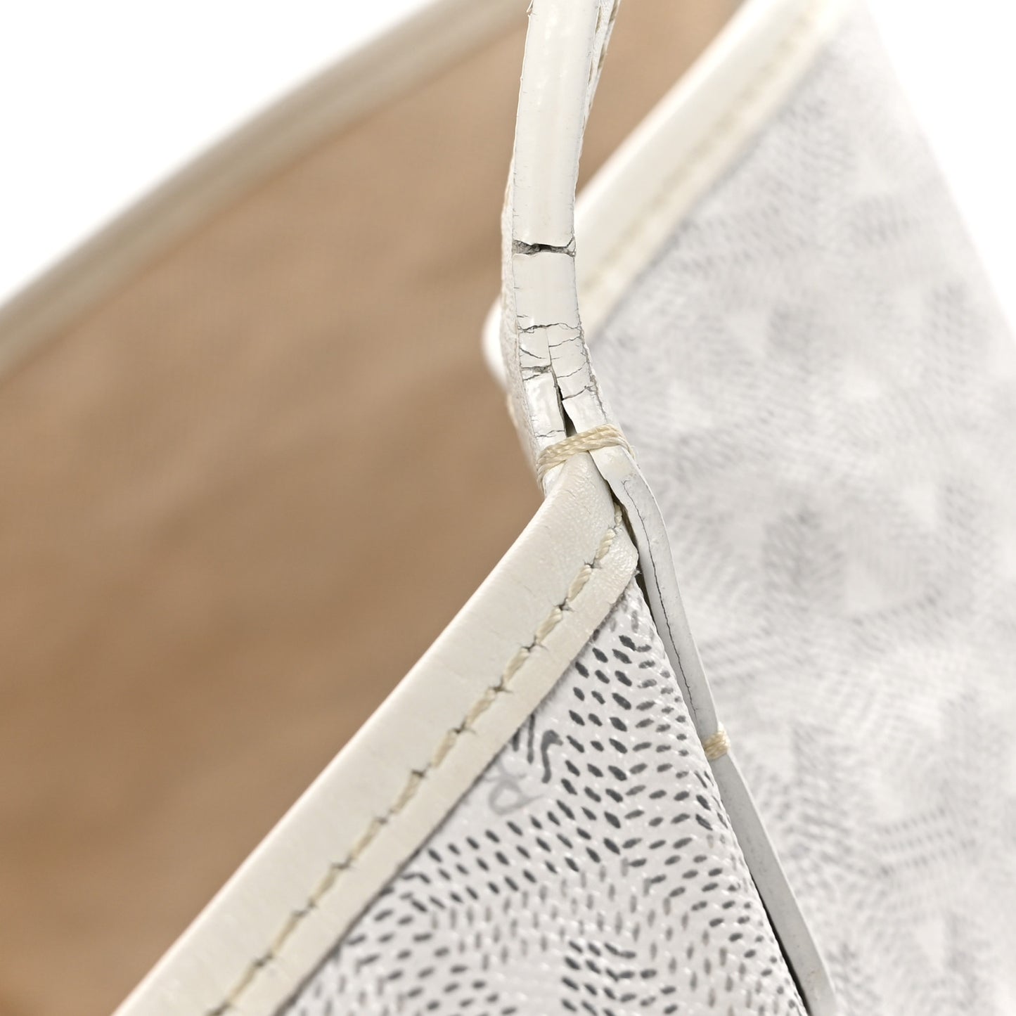 Goyardine Saint Louis PM White