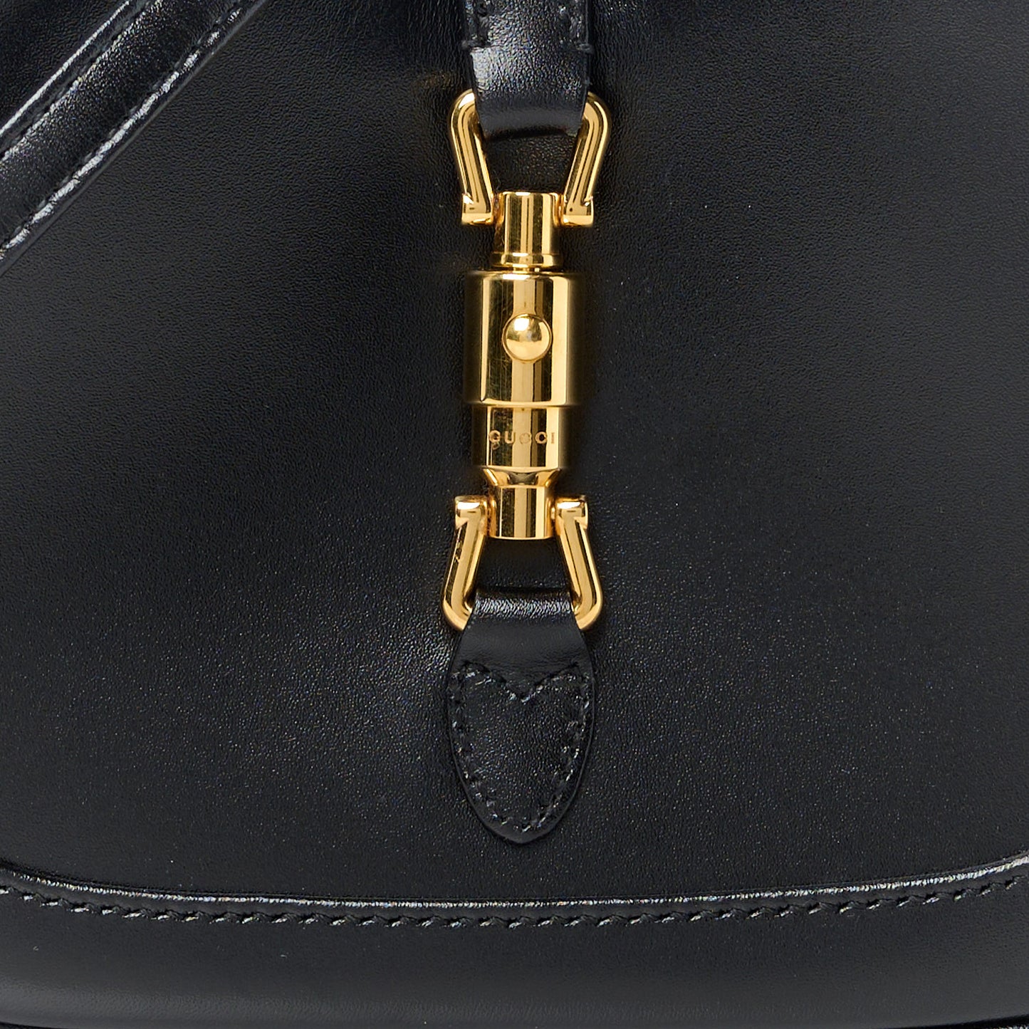 Boarded Dyana Lux Calfskin Mini Jackie 1961 Hobo Black