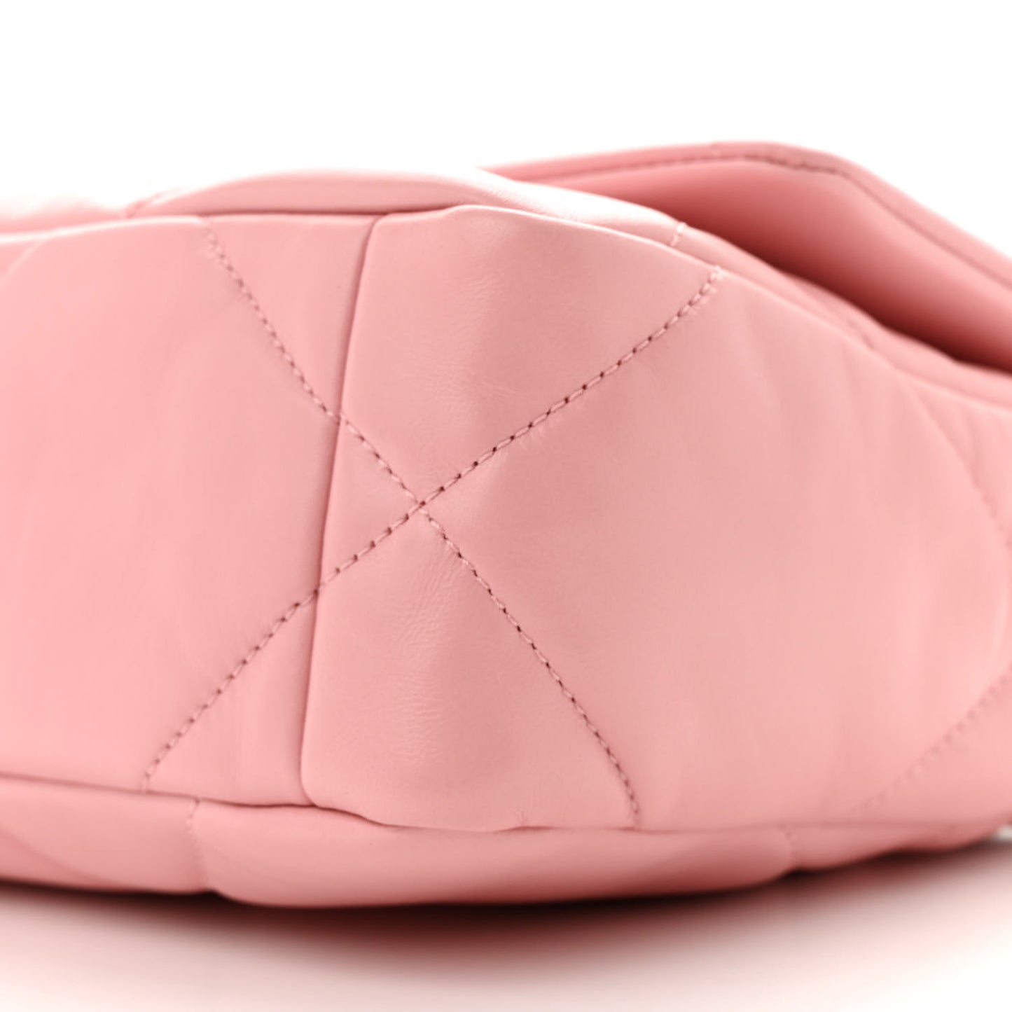 Lambskin Quilted Medium Chanel 19 Flap Light Pink