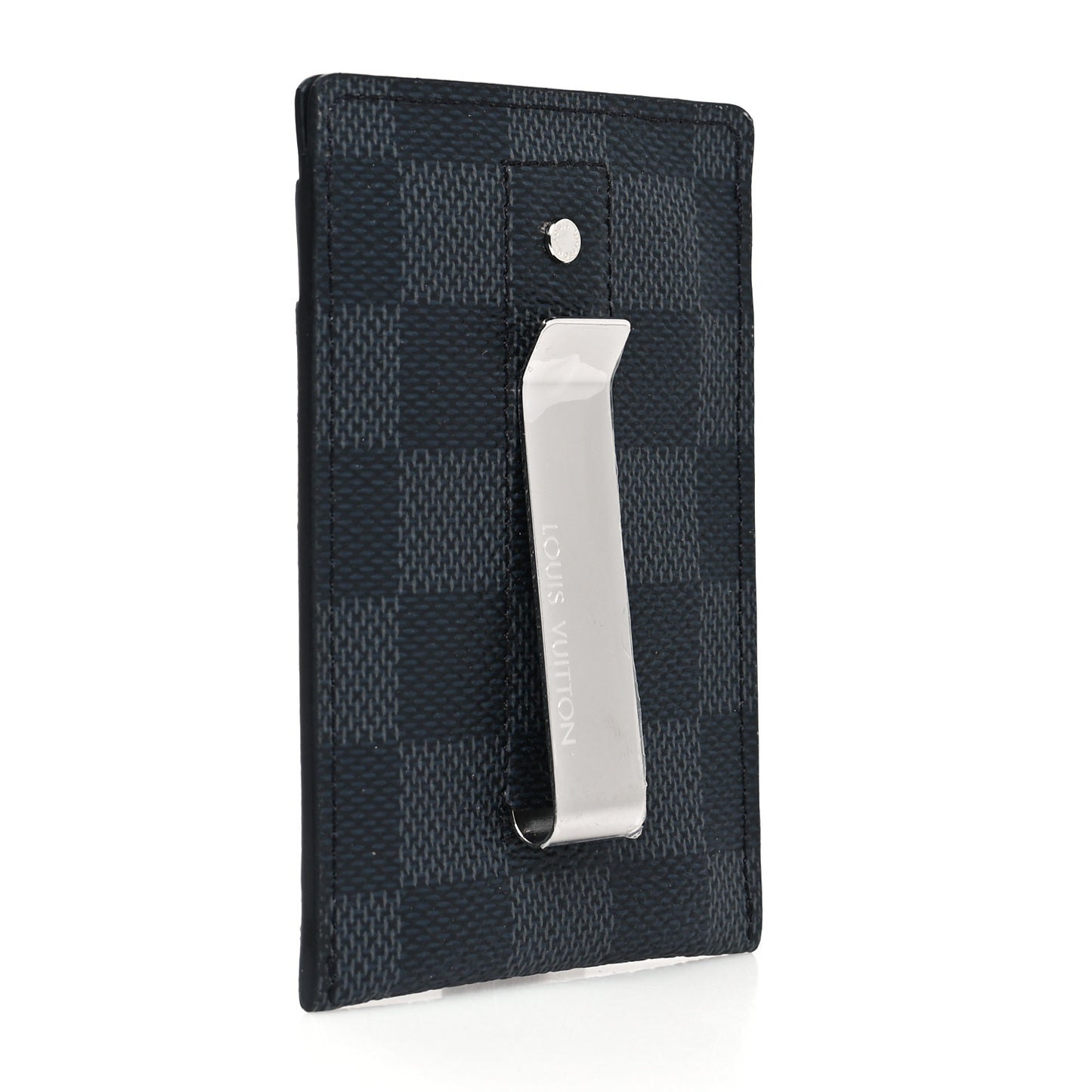 Damier Graphite Pince Card Holder Bill Clip