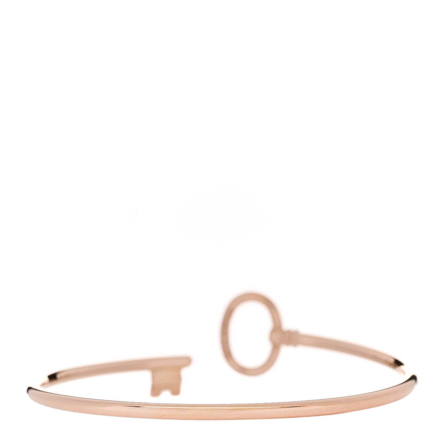 18K Rose Gold Keys Wire Bracelet