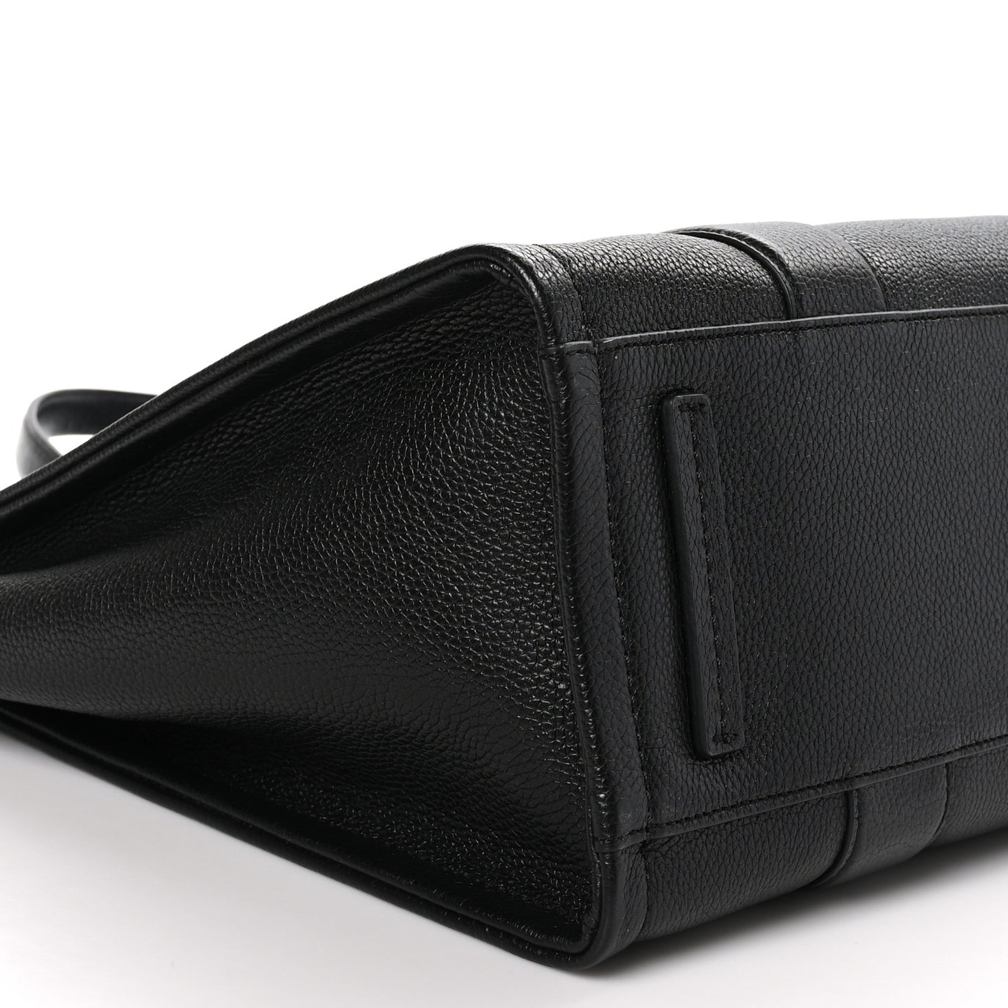 Grained Calfskin Large The Tote Bag Black