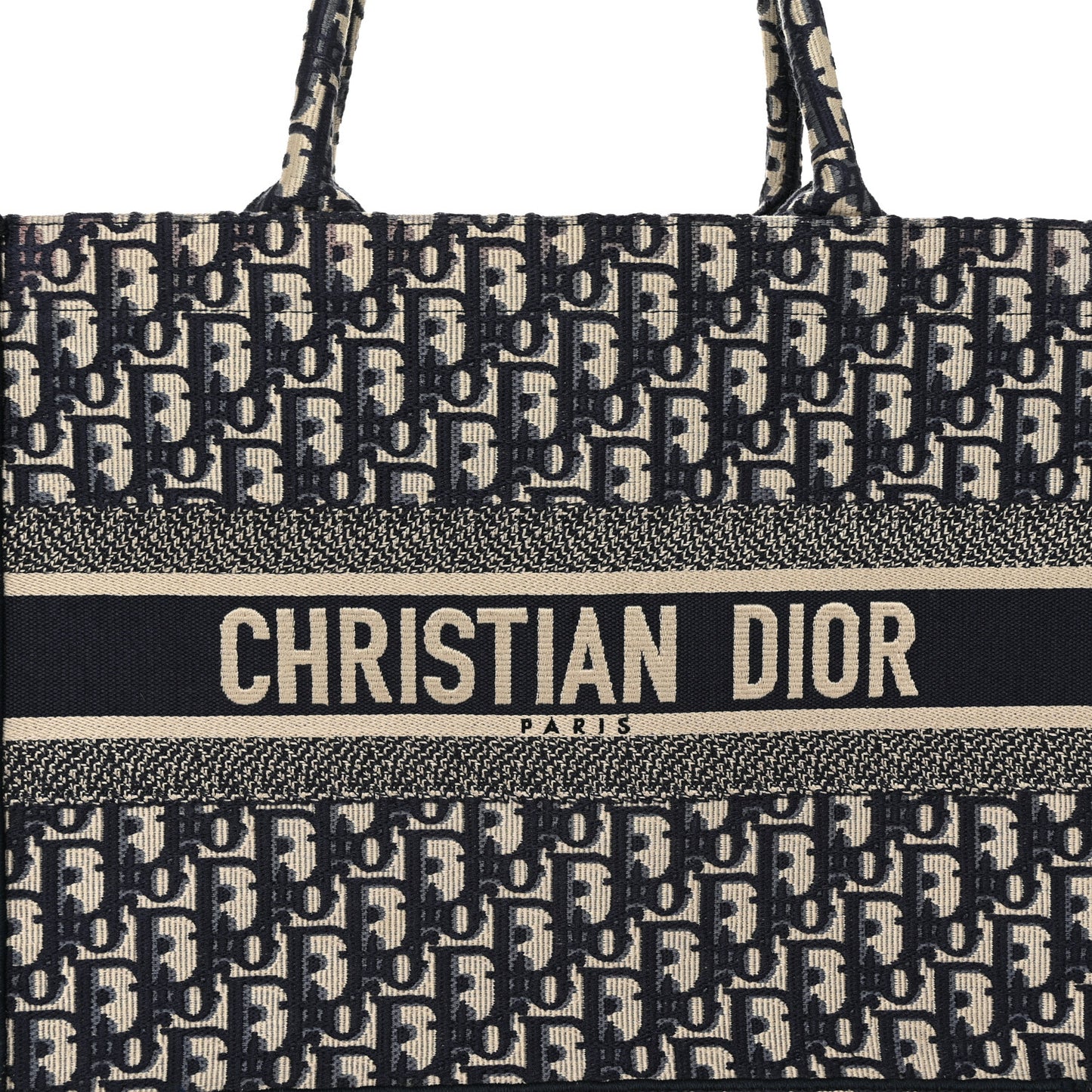 Oblique Medium Book Tote Blue Multicolor