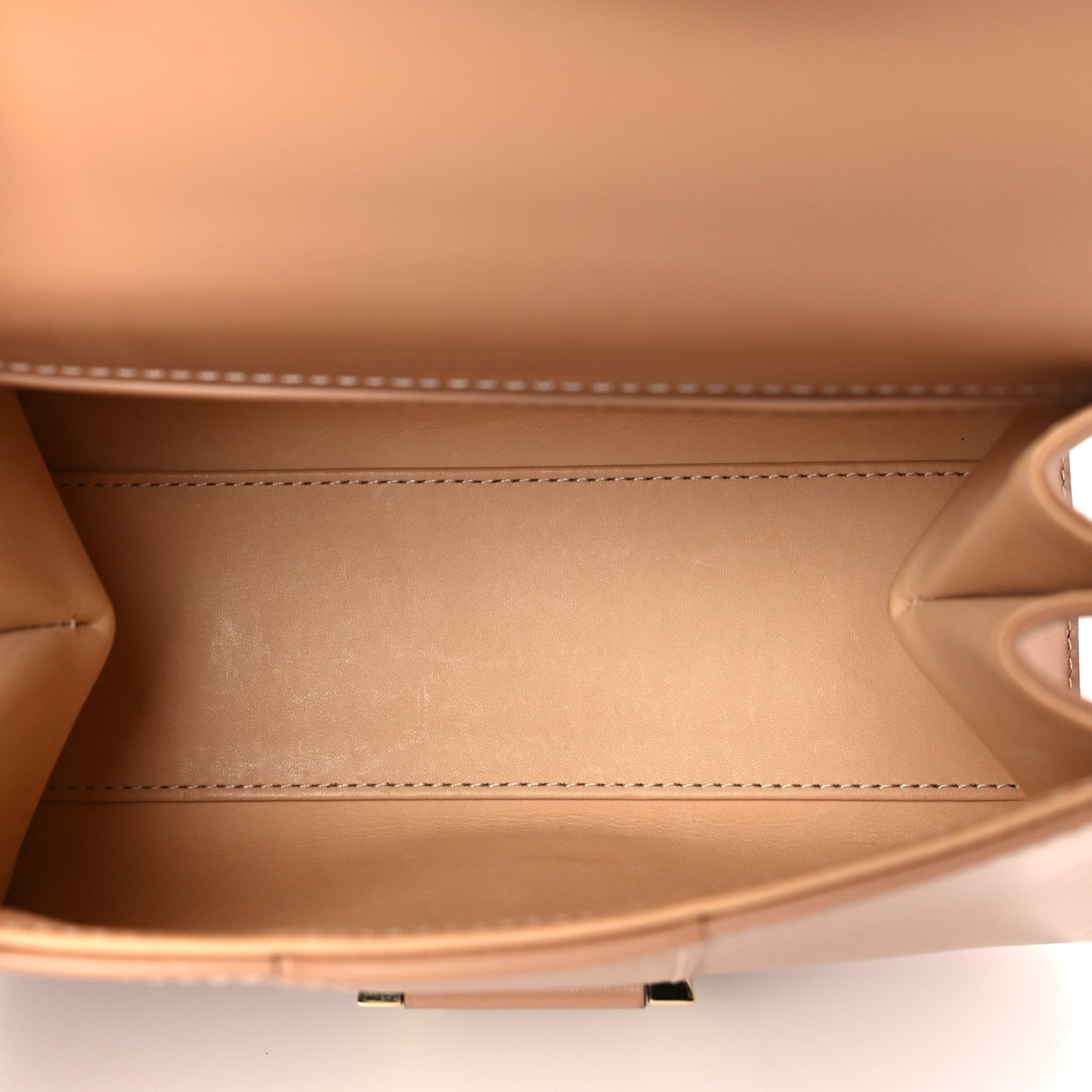 Box Calfskin Mini Brillant Satchel Sand