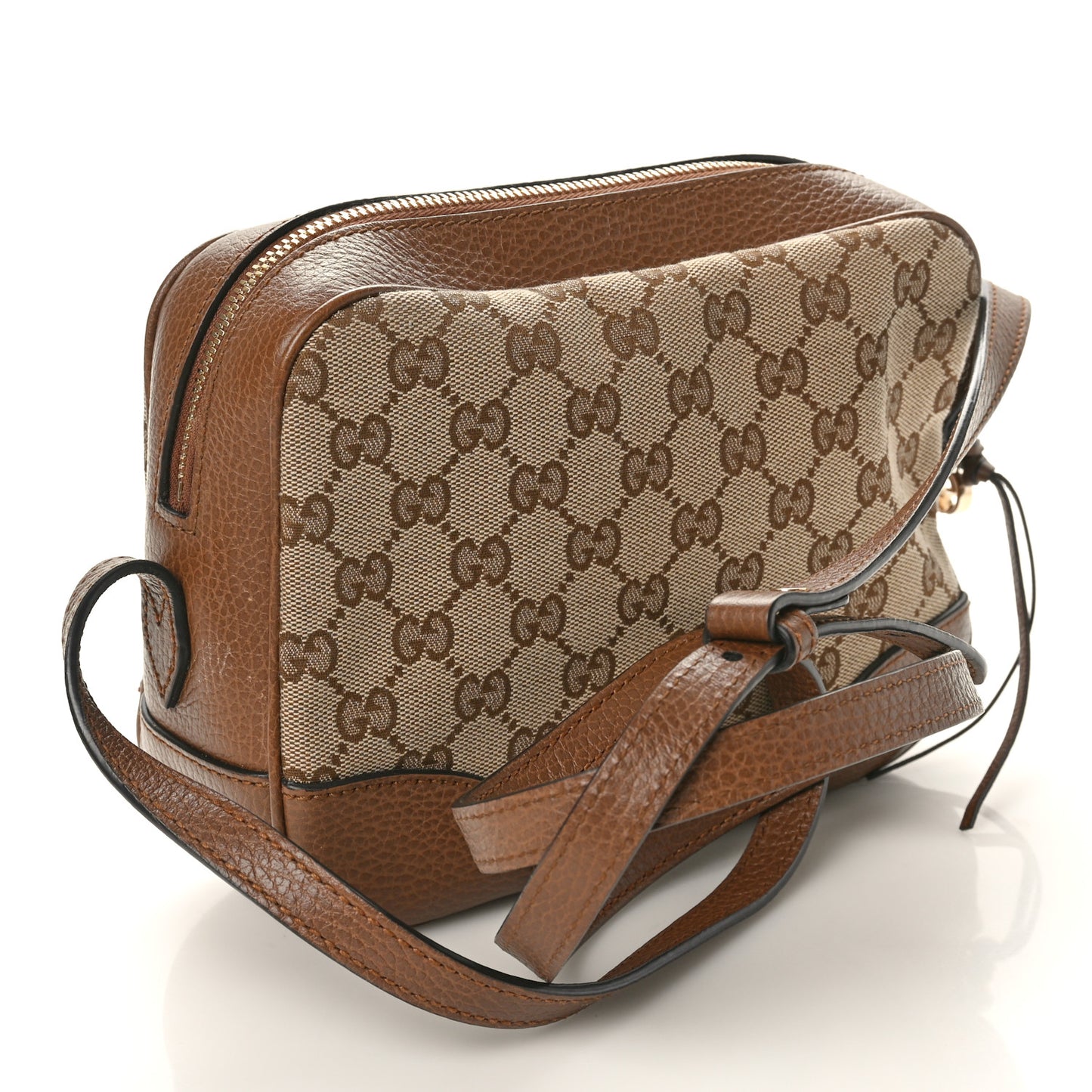 Monogram Mini Bree Messenger Bag Beige Tabacco
