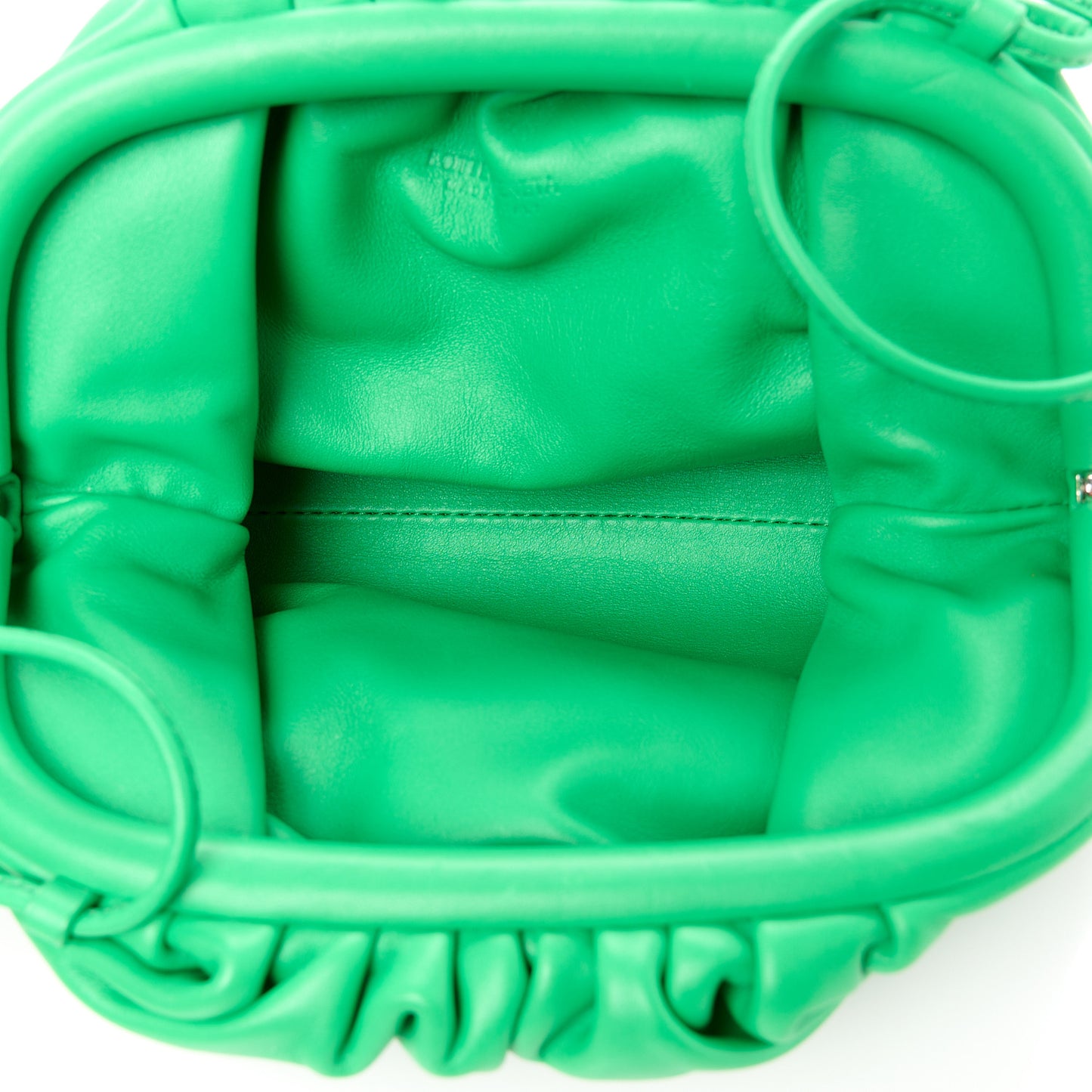 Butter Calfskin The Mini Pouch Parakeet