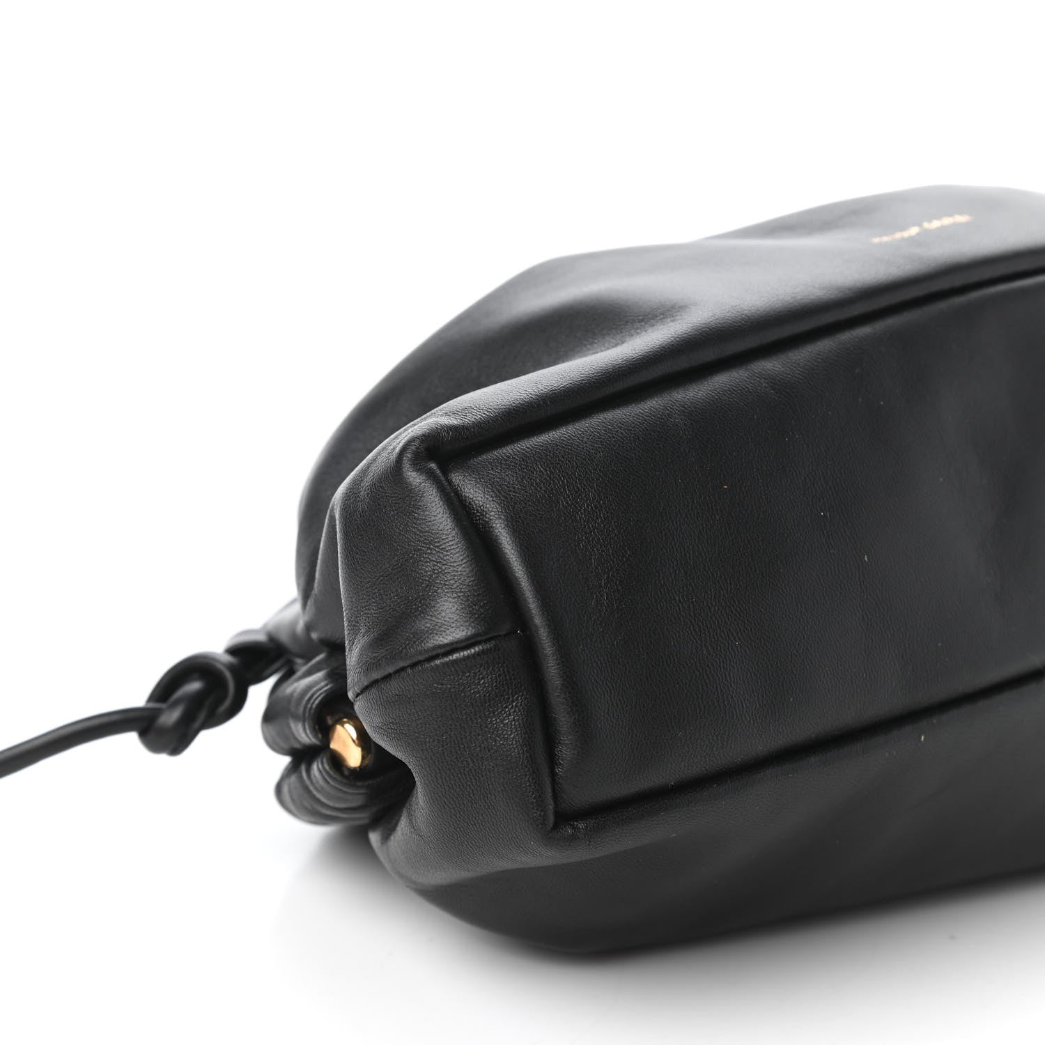 Mansur Gavriel Lambskin Mini Cloud Clutch Black Flamma 6 of 9