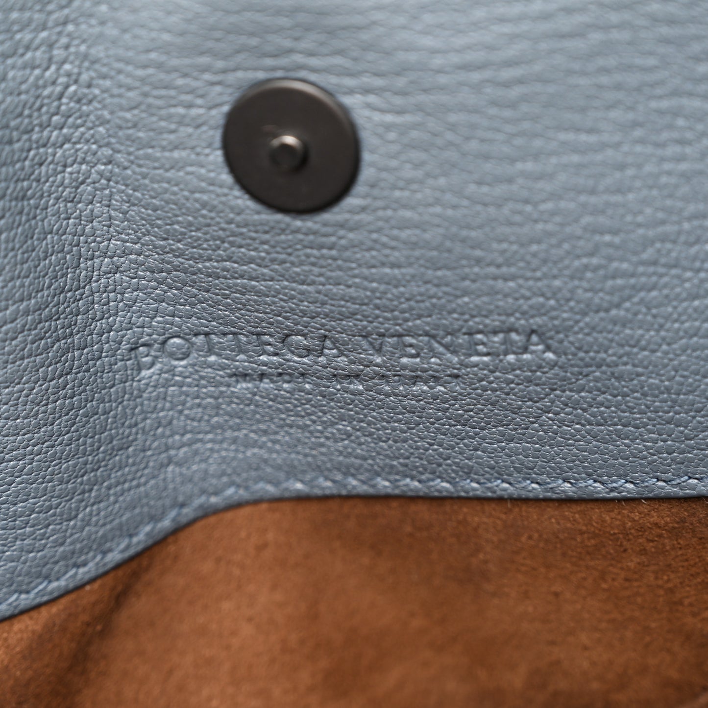 Nappa Intrecciato Medium Tote Blue