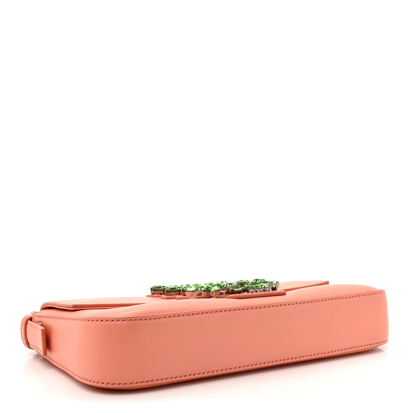 Vitello Flamingo Crystal Baguette Rosa Pesca