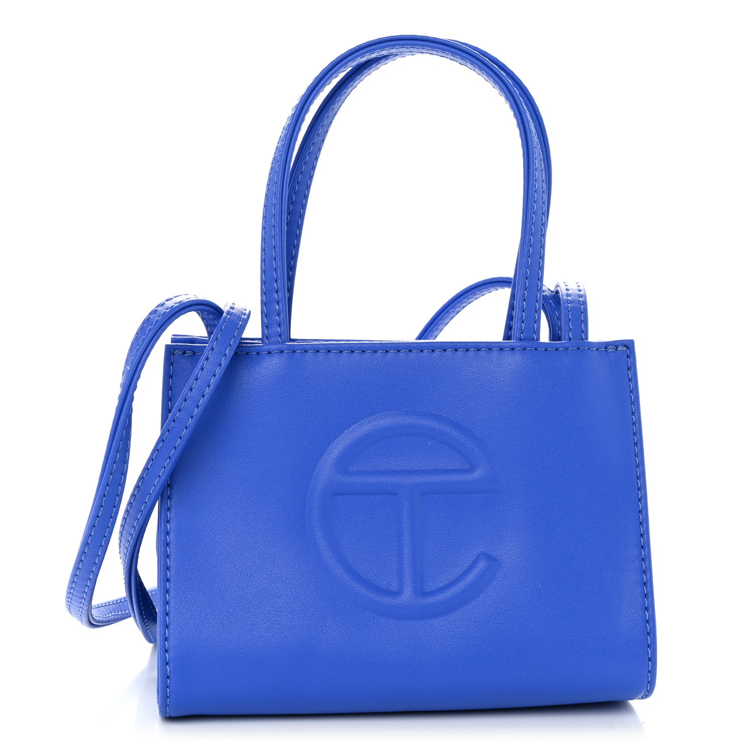 Telfar Vegan Leather Small Shopping Bag Painters Tape 1 of 9