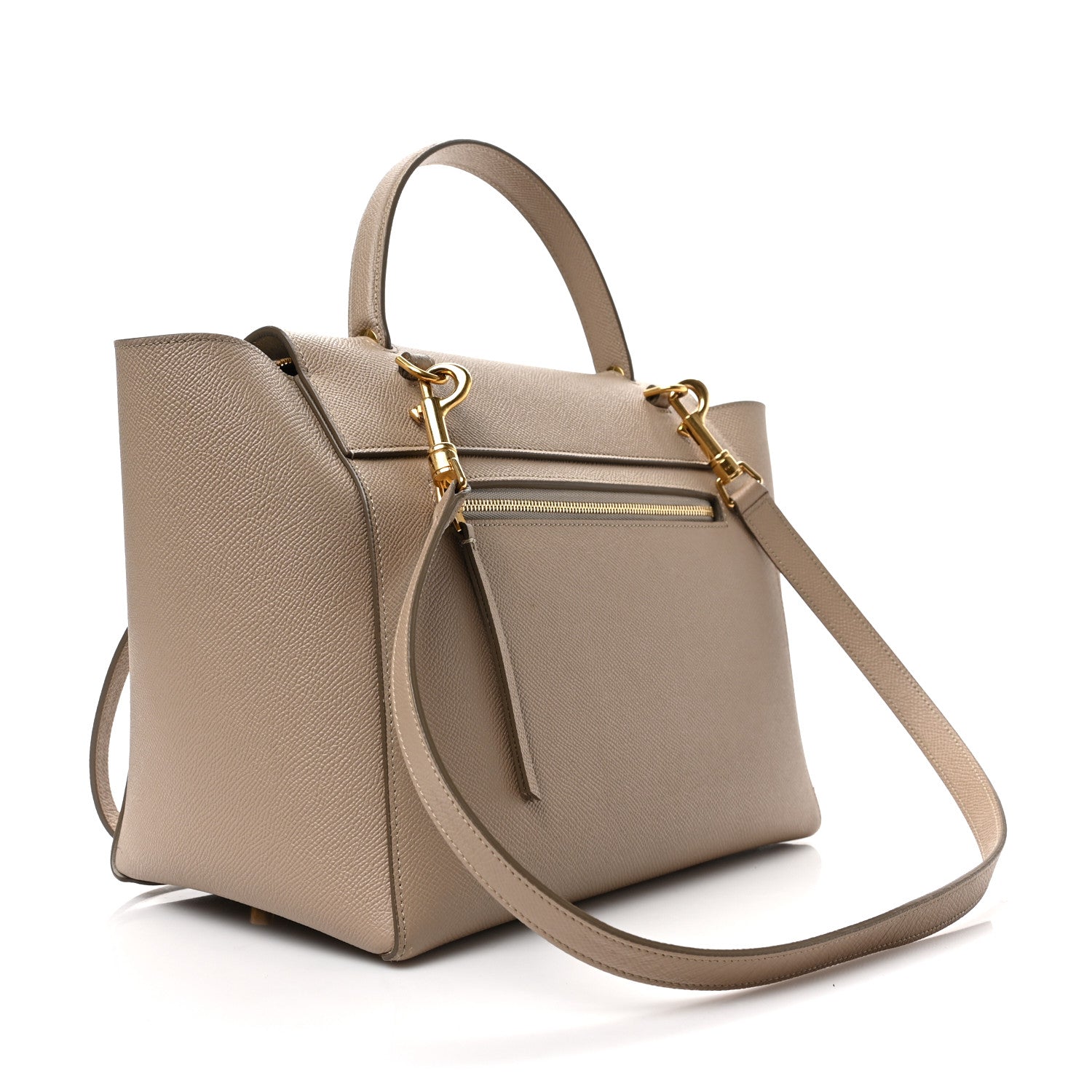 Celine Grained Calfskin Mini Belt Bag Light Taupe 3 of 8