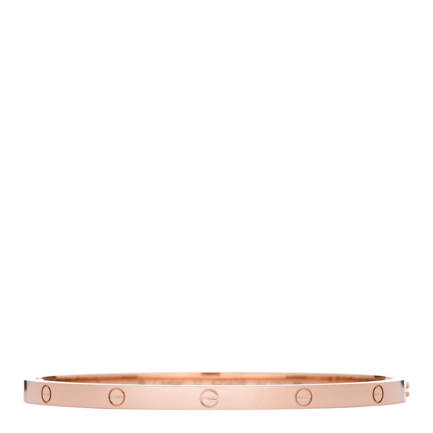 18K Pink Gold Small LOVE Bracelet 17