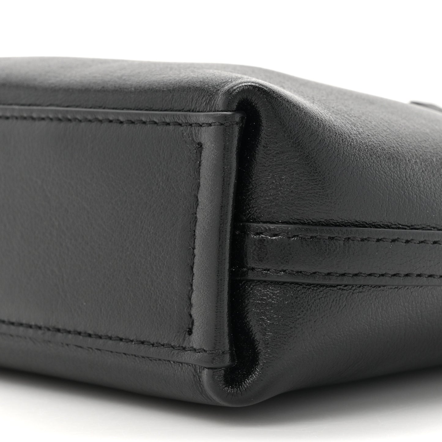 Calfskin Voyou Phone Crossbody Pouch Black