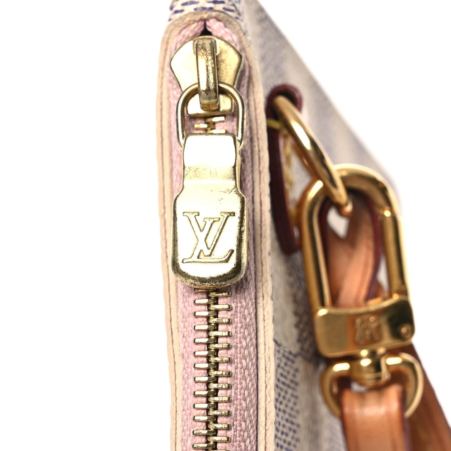 Damier Azur Neverfull MM GM Pochette Rose Ballerine