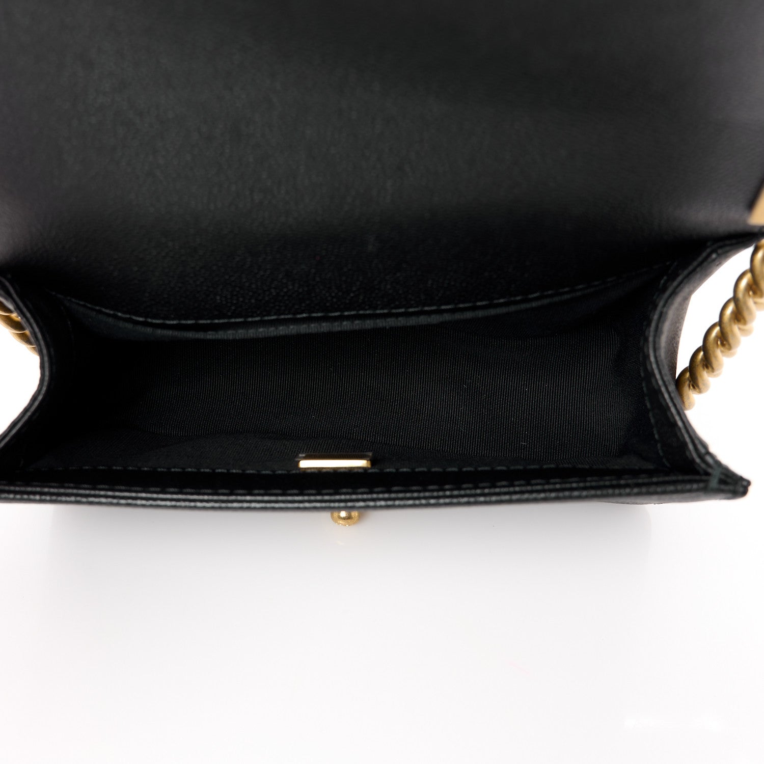 Chanel Caviar Quilted Small Chain Around Boy Flap Black 5 of 10