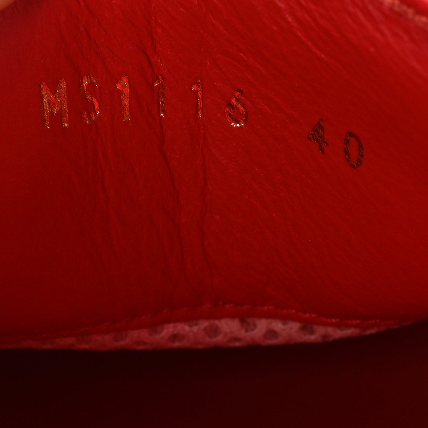 Monogram Frontrow Slip On Sneakers 40 Rouge