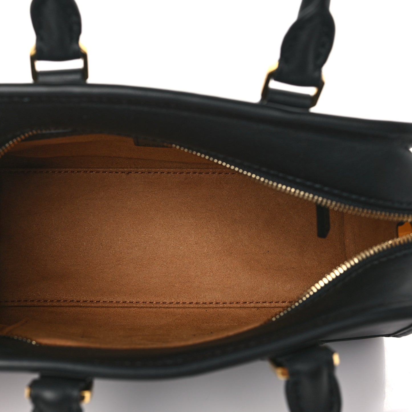 Calfskin Mini Aren Boston Bag Black