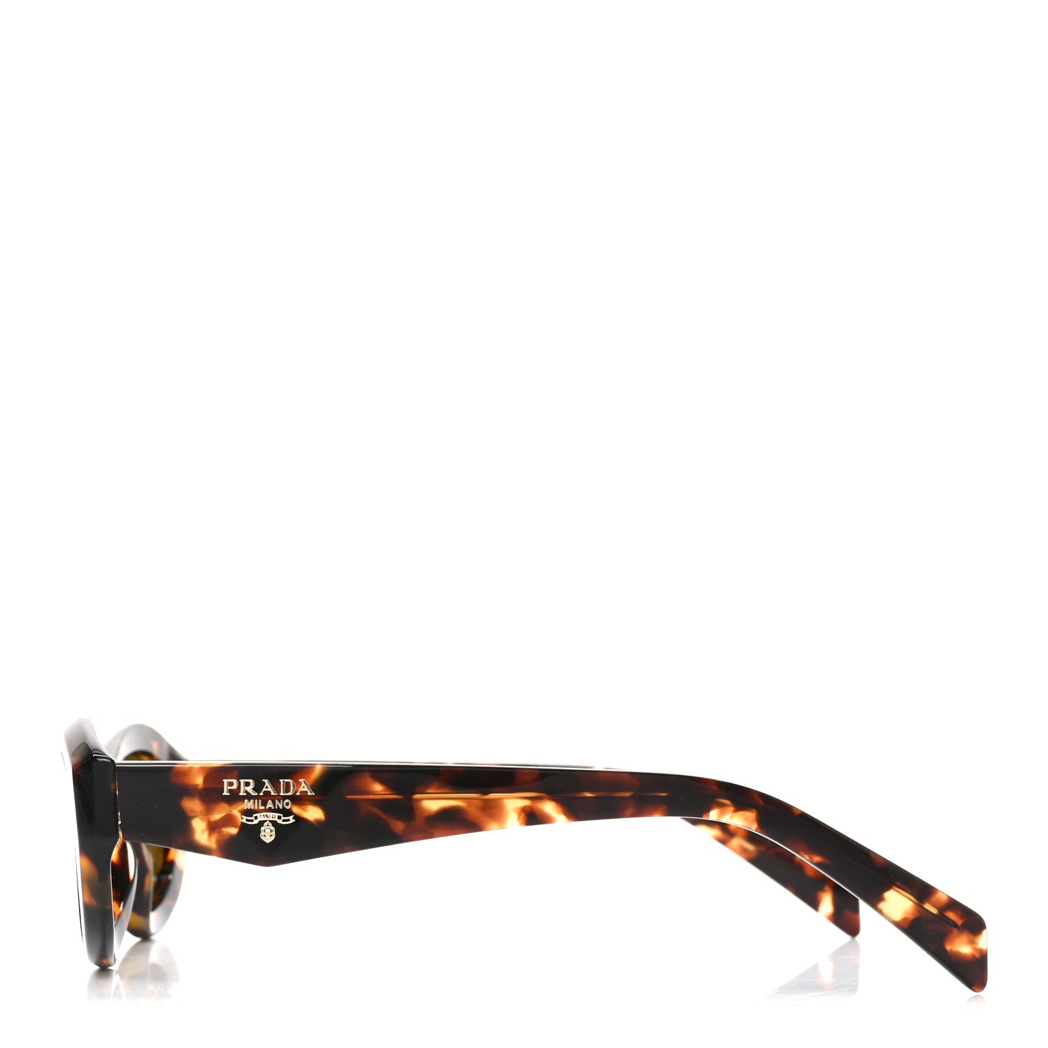 Prada Acetate Oval Sunglasses SPR 26Z Tortoise 3 of 7